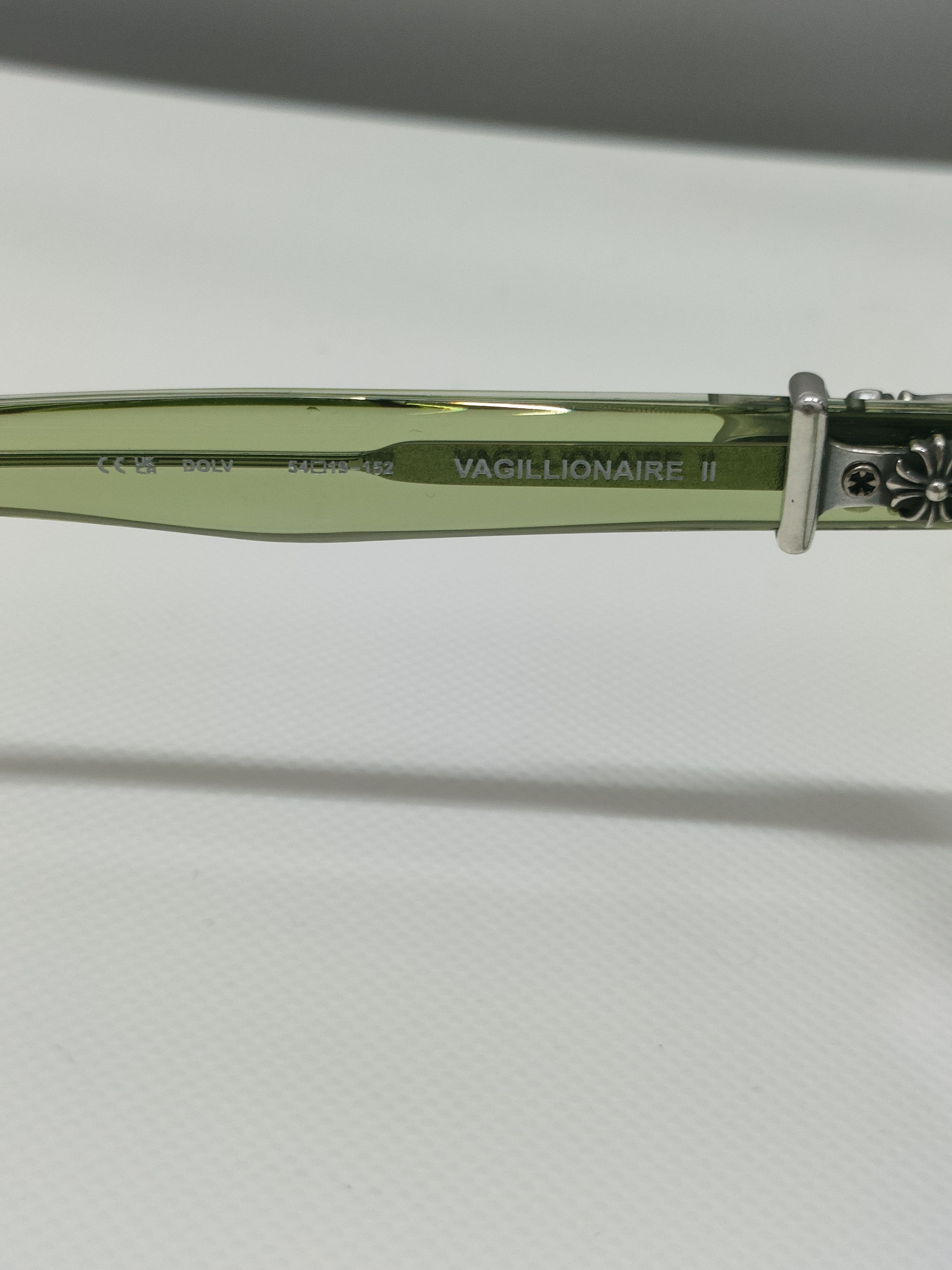 Chrome Hearts Chrome Hearts VAGILLIONAIRE II DOLV Dagger Glasses Frame Size ONE SIZE - 9 Thumbnail