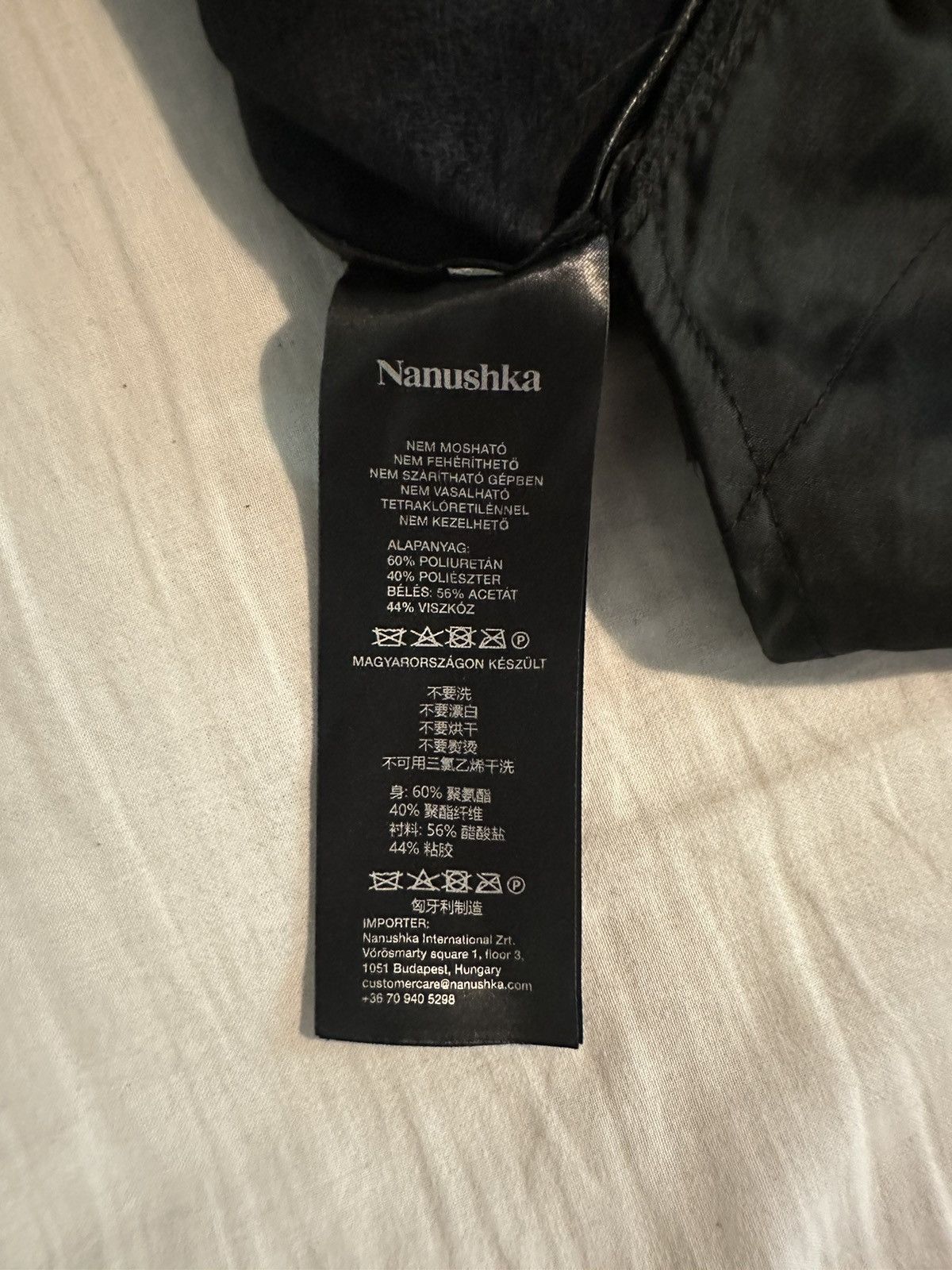 Nanushka Odessa Leather Alt Drawstring Pants Size US 32 / EU 48 - 4 Thumbnail