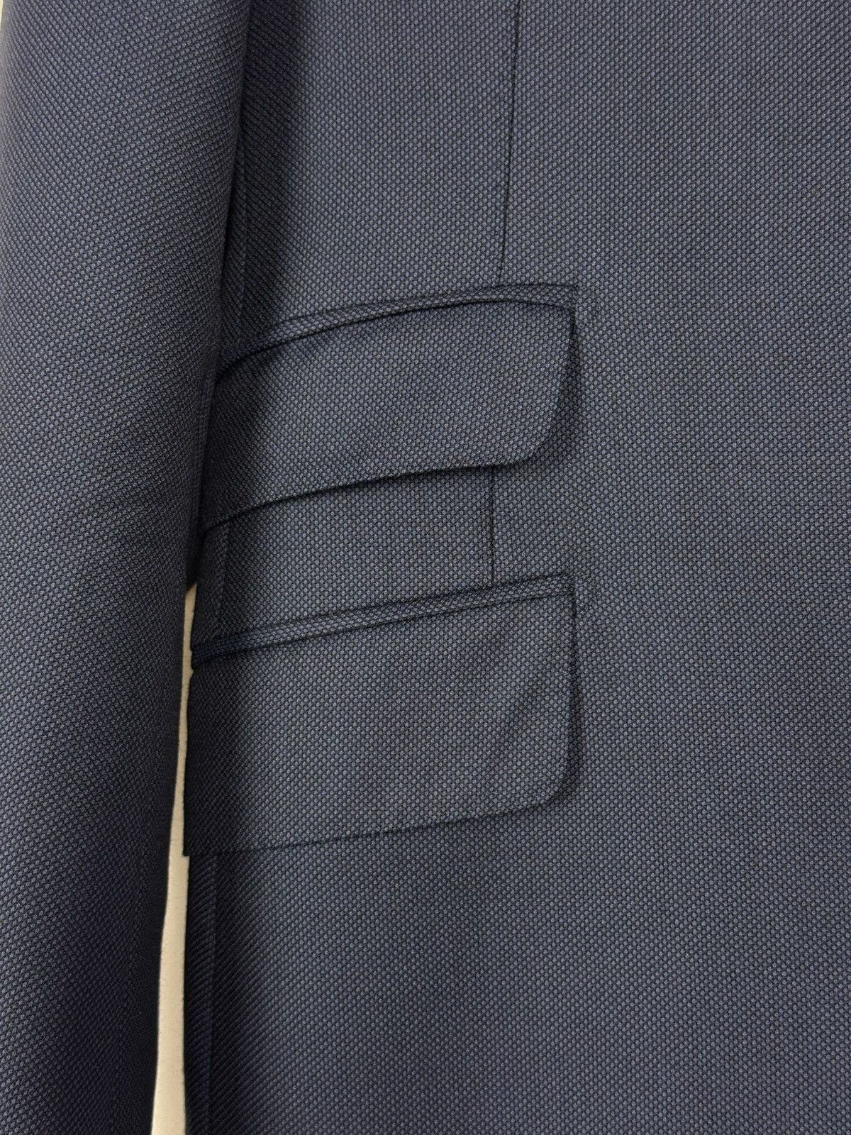 Suitsupply Suitsupply Sienna Wool Blue Men’s Blazer Jacket Size 46S - 7 Thumbnail