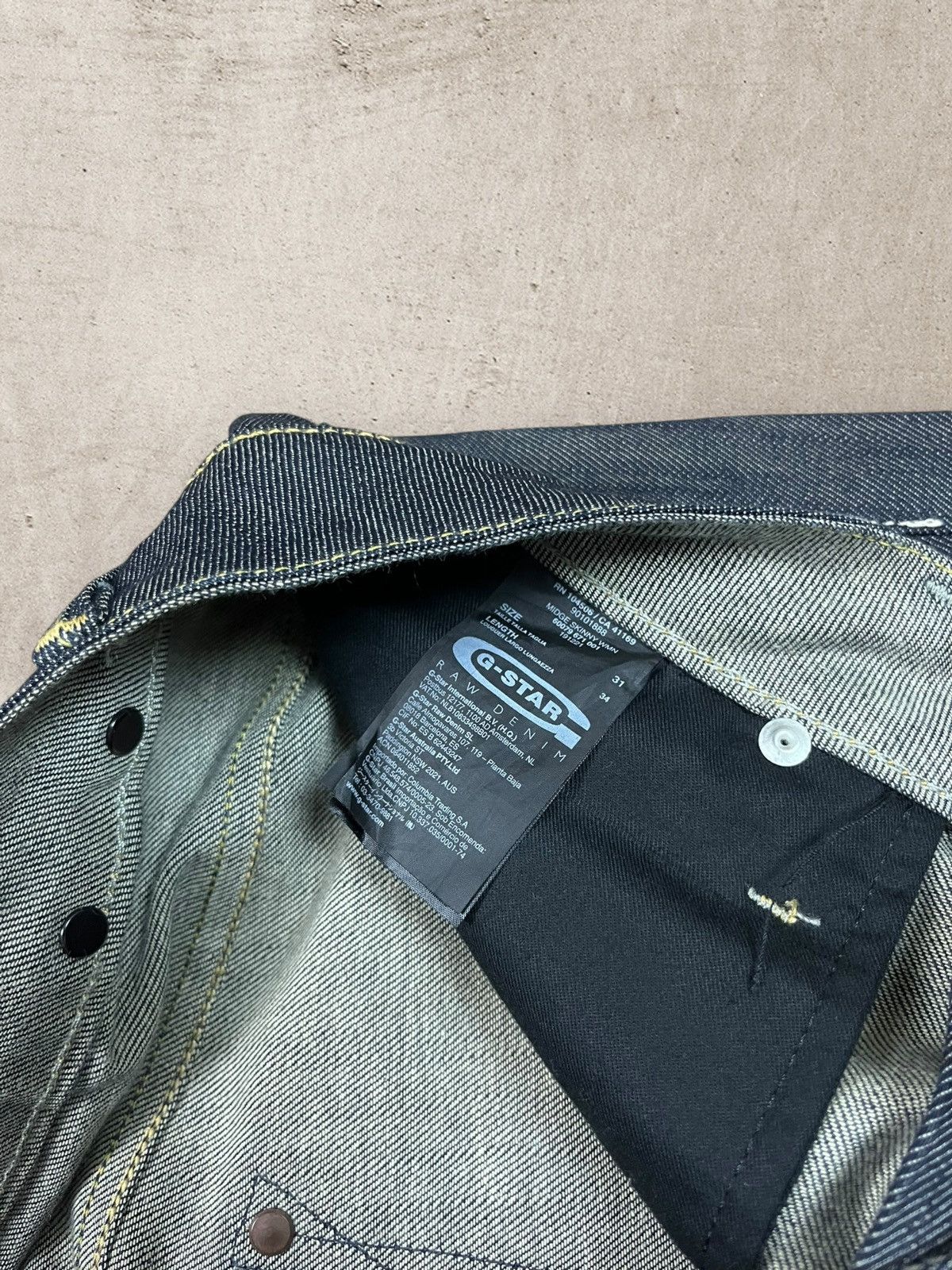 G-Star Vintage G-star raw 31x34 midge skinny black jeans pants @212 Size US 30 / EU 46 - 4 Thumbnail