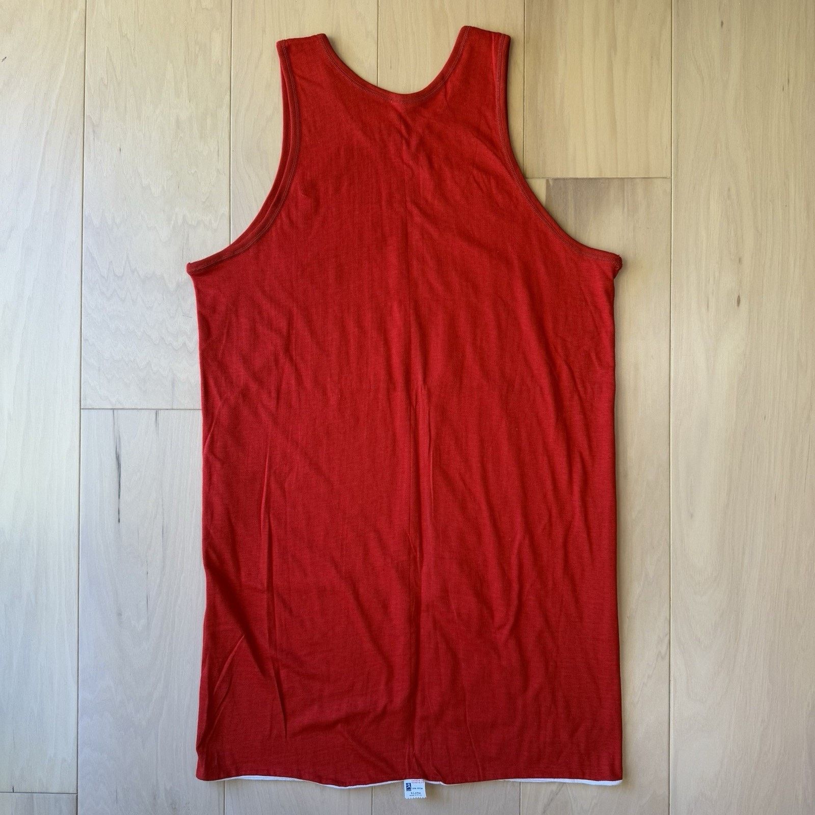 Champion Vintage Champion Running Man Double Face Tank XL Red White Size US XL / EU 56 / 4 - 6 Thumbnail