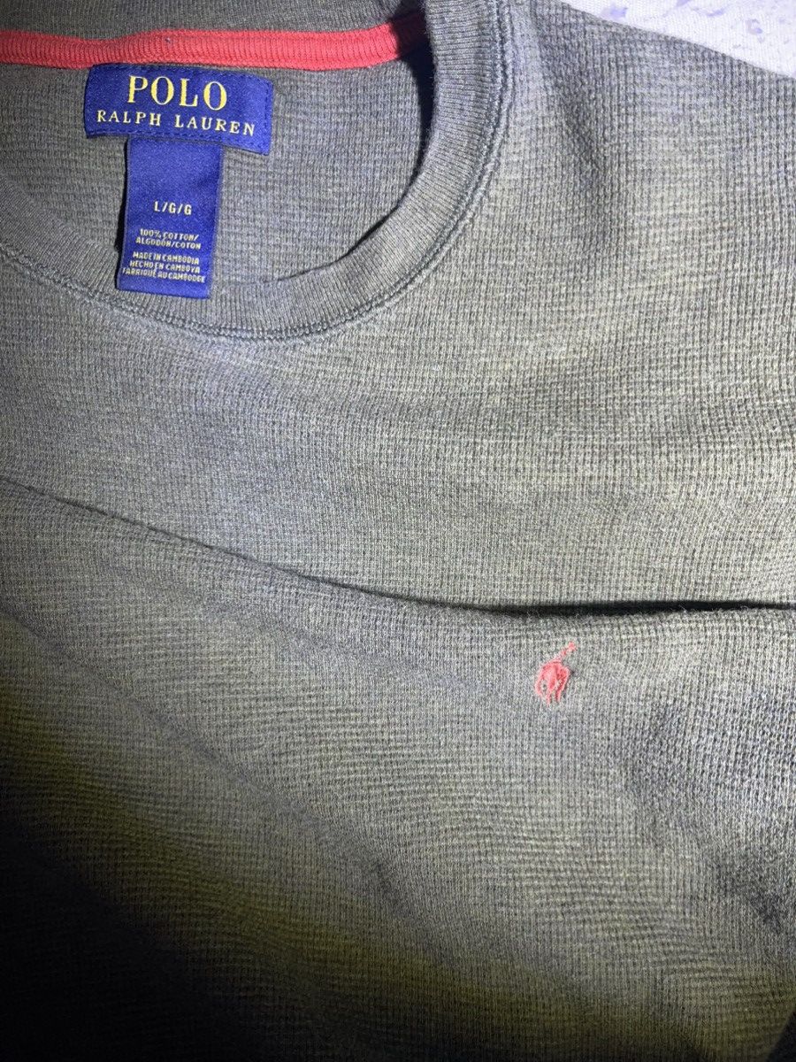 Polo Ralph Lauren Polo Ralph Lauren | Long Sleeve Cotton Sweater Size US L / EU 52-54 / 3 - 6 Thumbnail