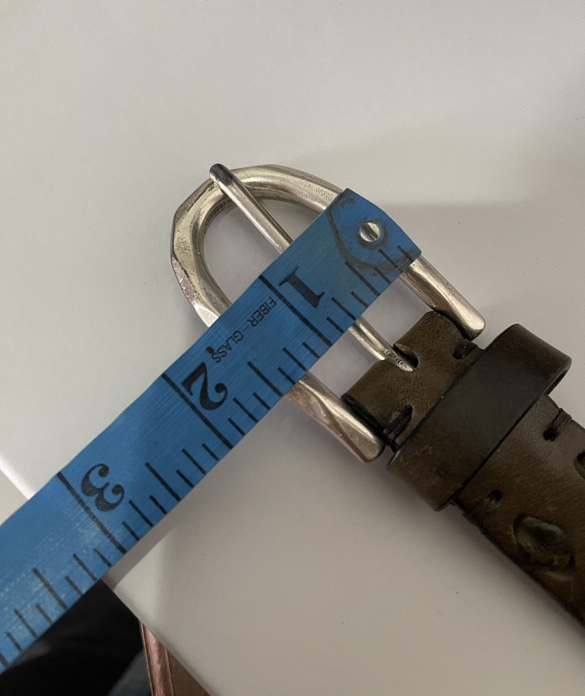 POST&CO POST&CO HandMade Leather Belt Size 30 - 14 Thumbnail