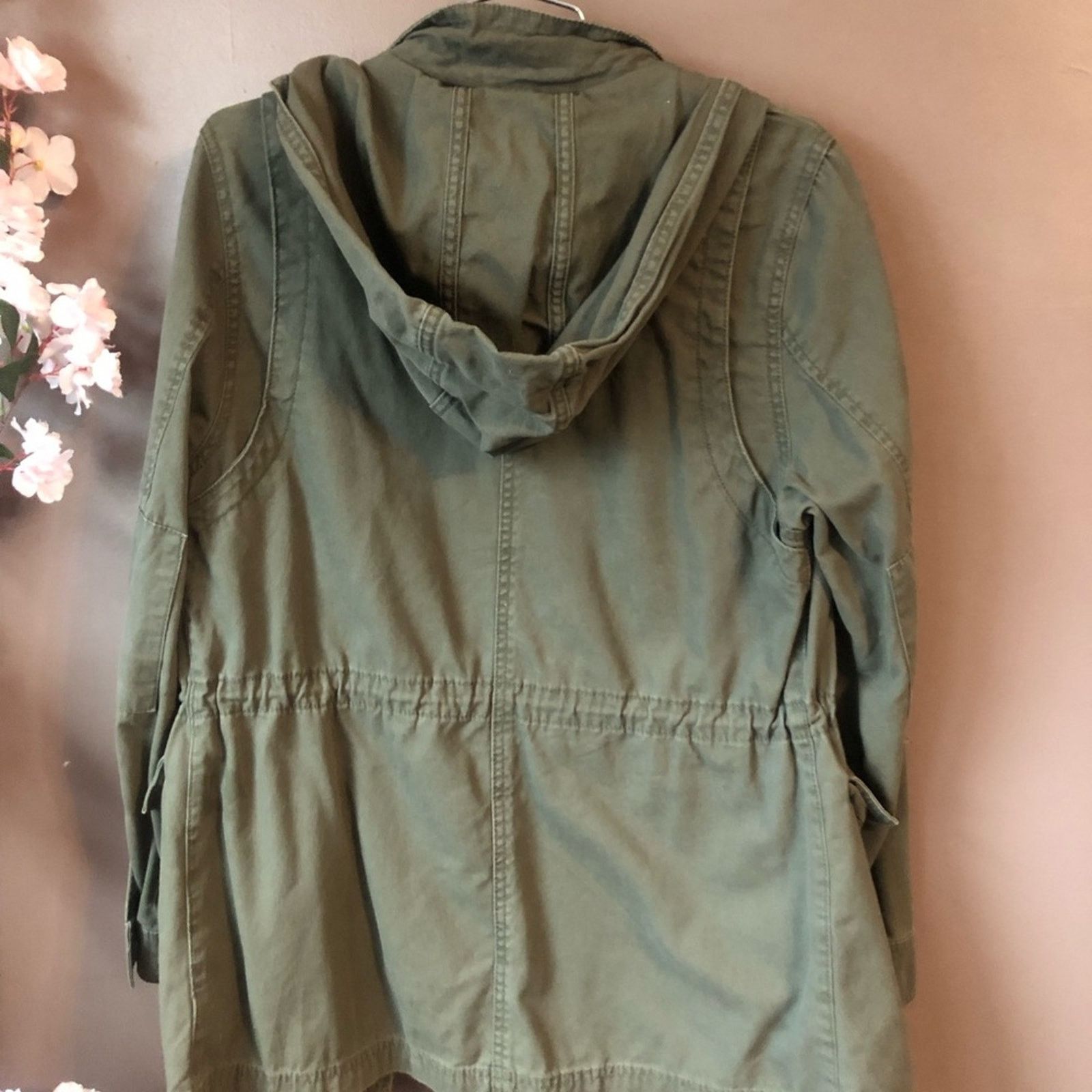 UNIVERSAL PRODUCTS. Cargo Army Utility Jacket in green. Size M / US 6-8 / IT 42-44 - 6 Thumbnail