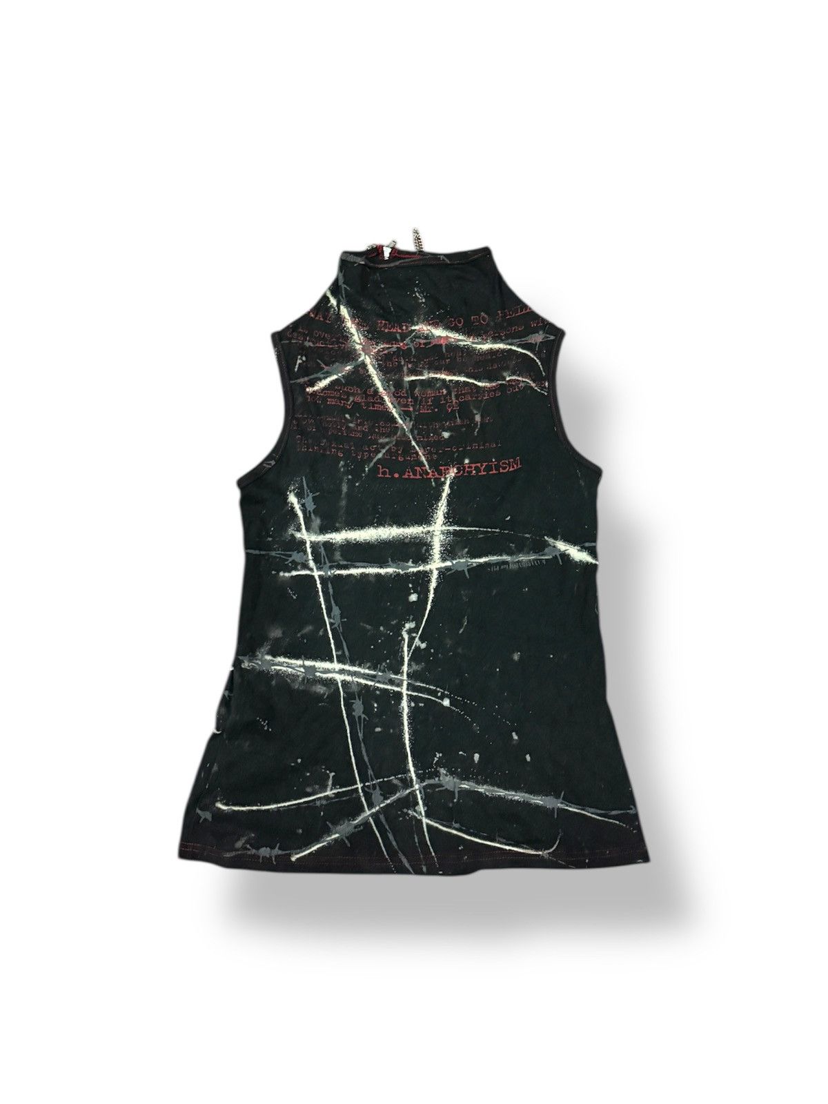 Japanese Brand Rare 🖤 H. Naoto Tank Top Size S / US 4 / IT 40 - 2 Thumbnail