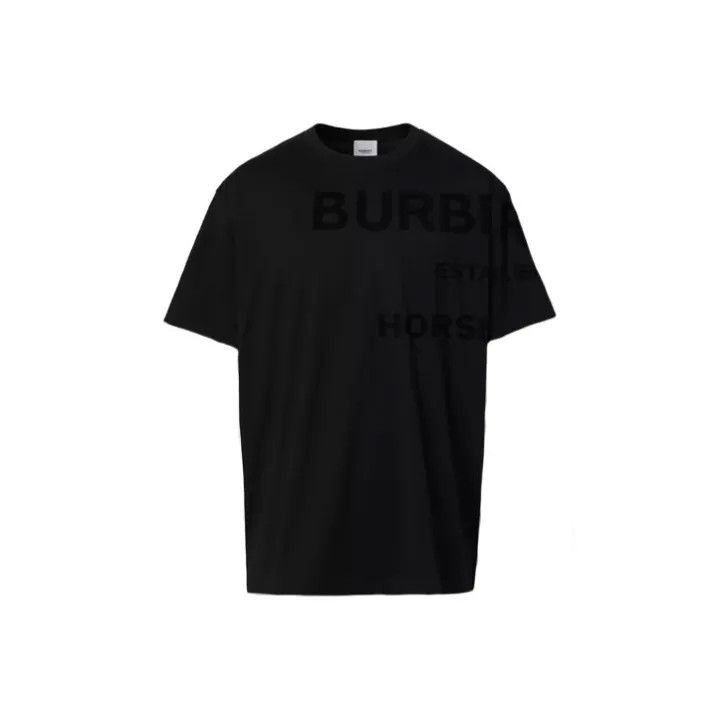 Other Burberry Burberry Black Cotton Short Sleeve T-Shirt for Me Size US XXS / EU 40 - 1 Thumbnail