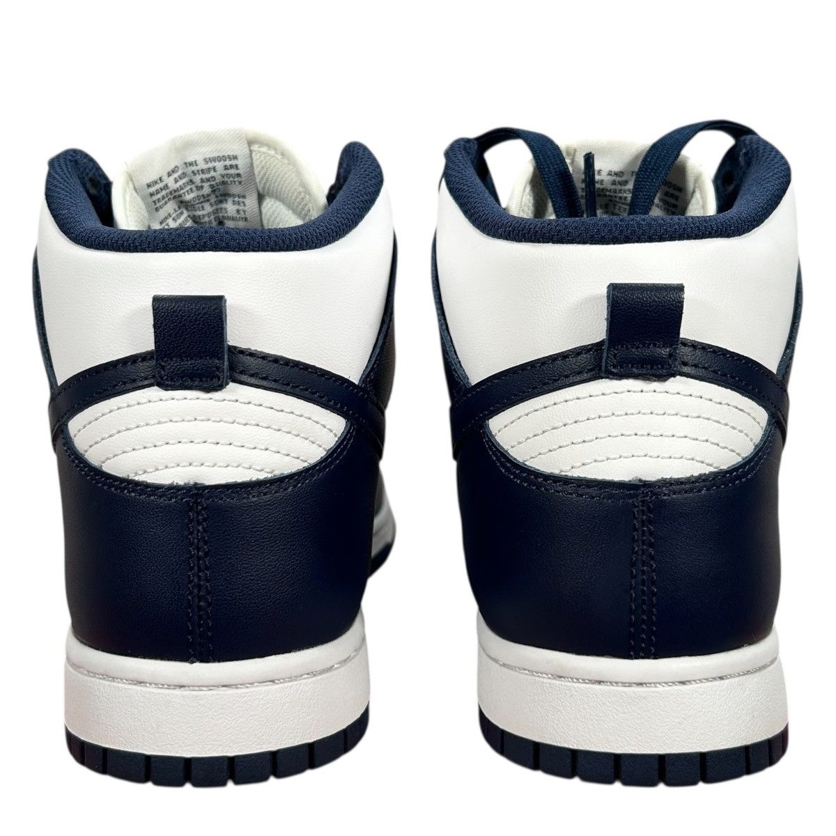 Nike Nike Dunk High Retro White Midnight Navy Blue 2021 Sneakers Size US 10 / EU 43 - 5 Thumbnail