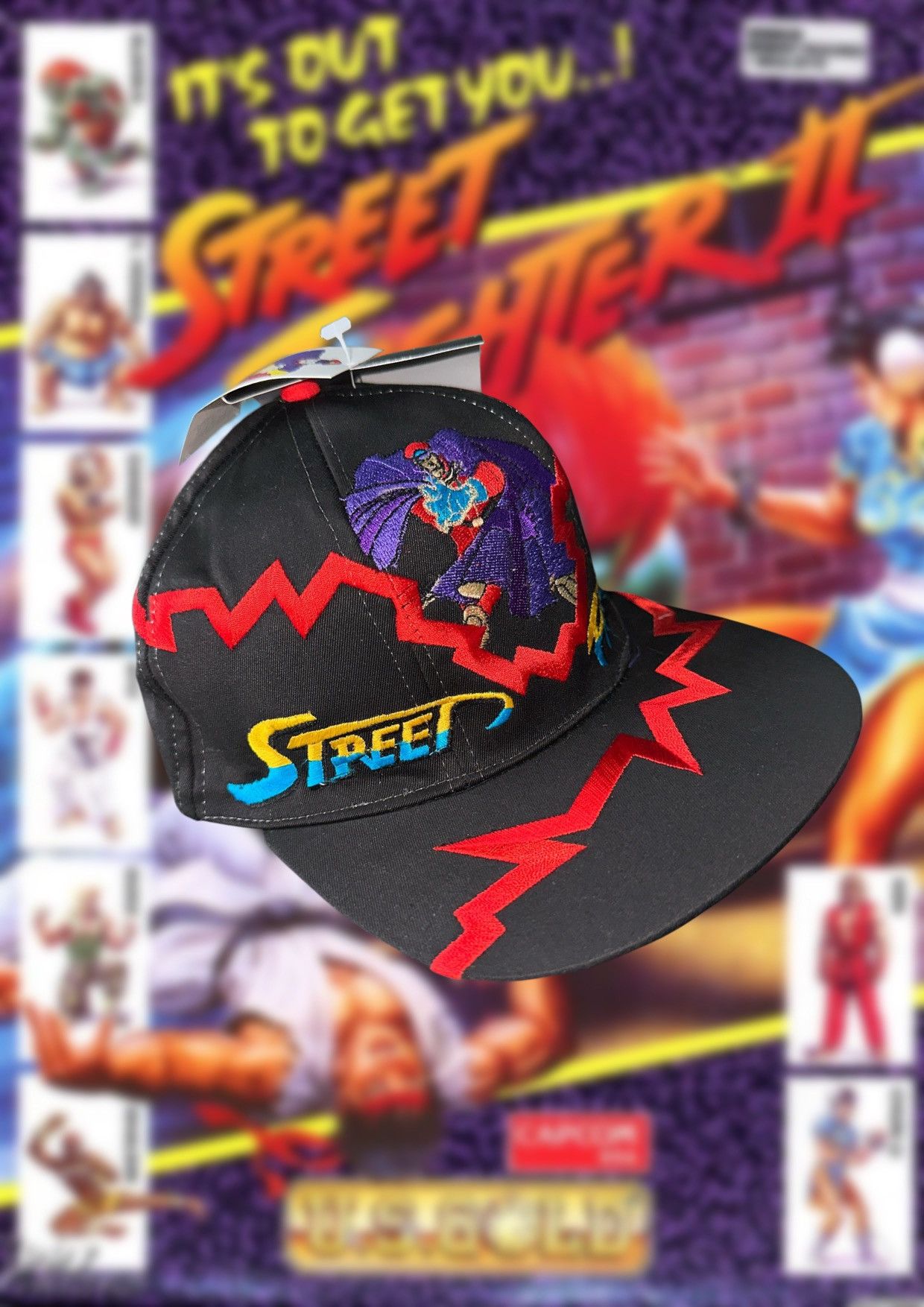 Other 1996 VINTAGE RARE STREET FIGHTER 2 CAP M.BISON Size ONE SIZE - 1 Thumbnail