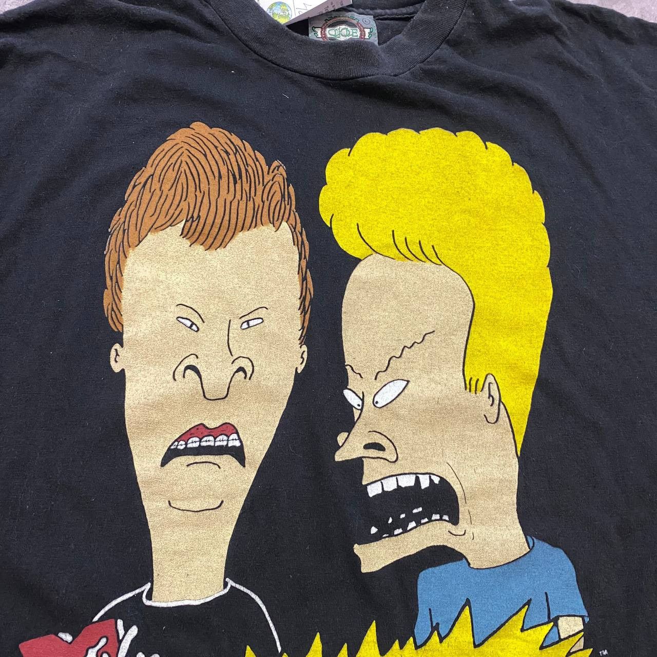 Band Tees Rare! Beavis and Butt-Head 1994 MTV Vintage Tee Big Logo Size US L / EU 52-54 / 3 - 11 Thumbnail