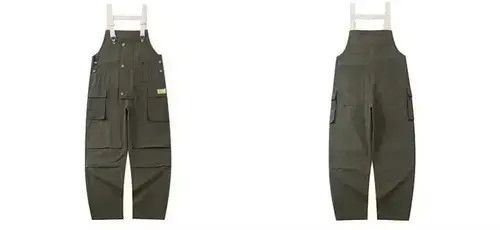 Japanese Brand 21SS Indigo Union Japan Military Green Worker Overalls Size US 32 / EU 48 - 2 Thumbnail