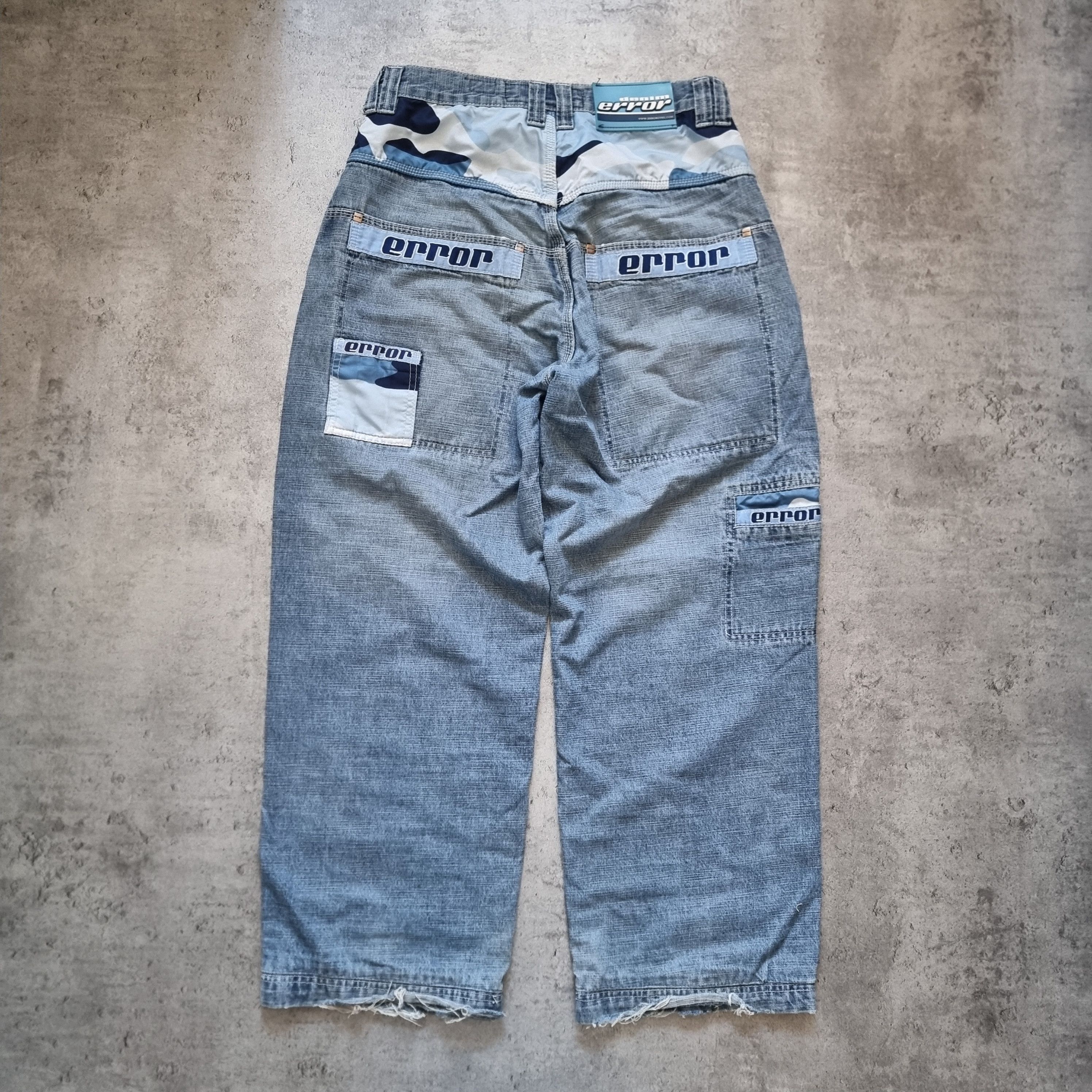 JNCO Vintage hip hop error mass denim jnco baggy jeans 90s Size US 32 / EU 48 - 1 Thumbnail