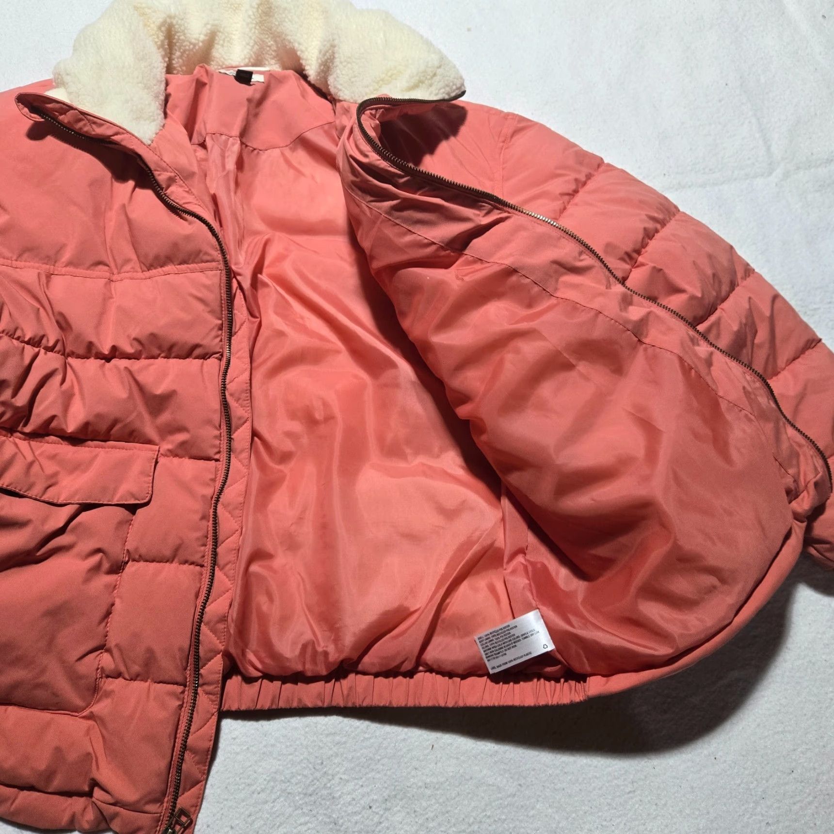 Vintage Universal Thread Jacket 2XL Pink Puffer Womens Size XXL / US 16-18 / IT 52-54 - 2 Thumbnail
