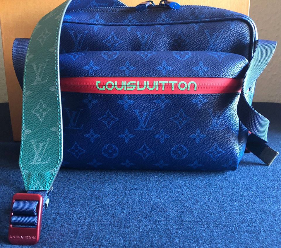 Louis Vuitton Backpack Monogram Pacific Outdoor Blue Multicolor in
