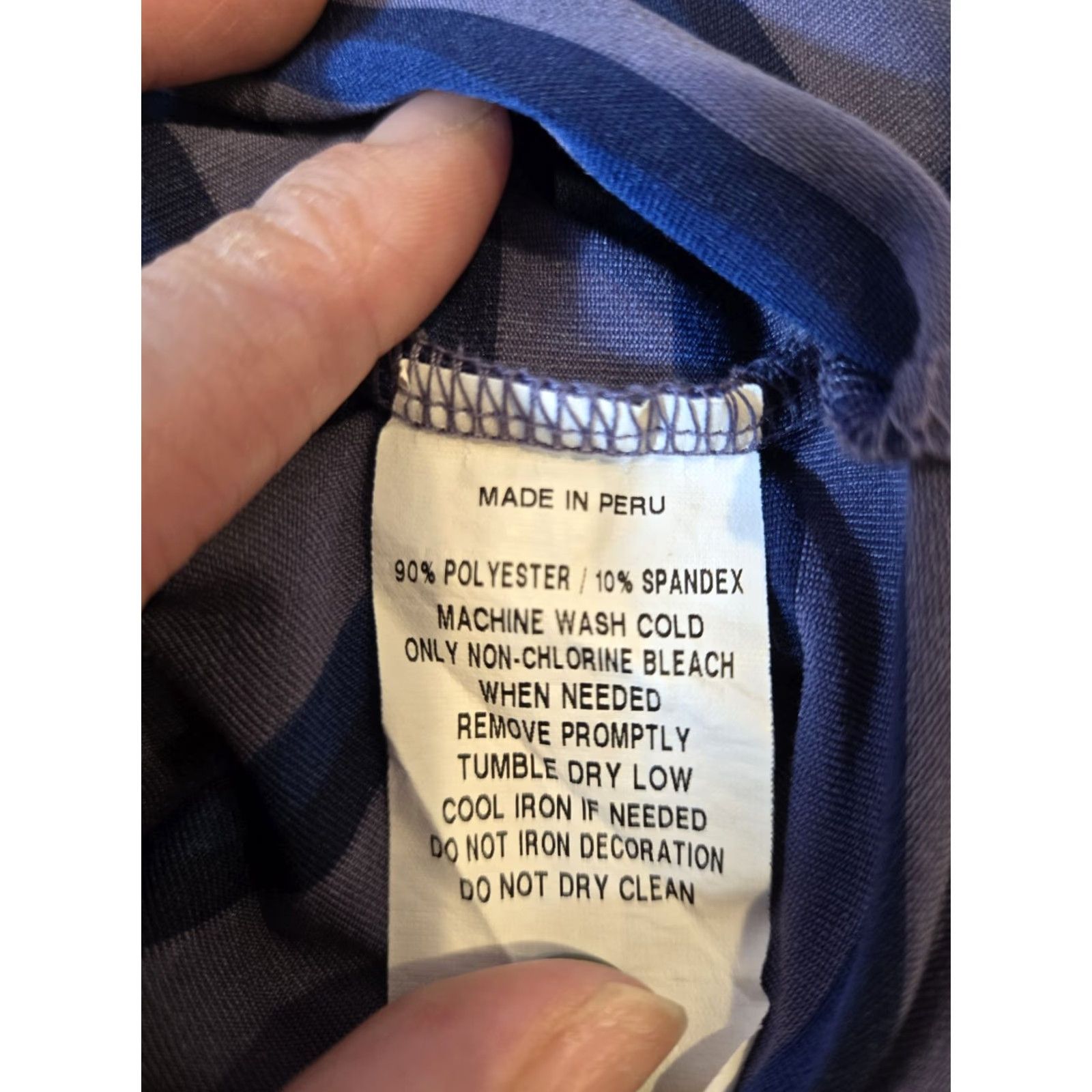 Vintage Greyson Polo Shirt Striped Blue Men's L Polo Golf Performance Size US L / EU 52-54 / 3 - 5 Thumbnail