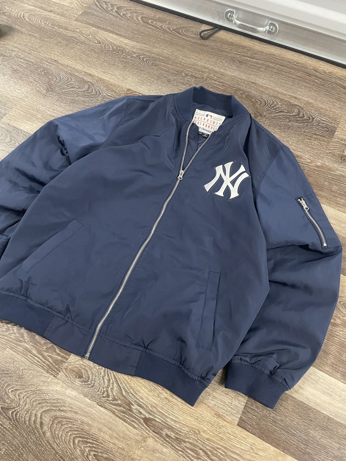 JH Design Vintage 90s New York Yankees Bomber Size US XL / EU 56 / 4 - 2 Thumbnail