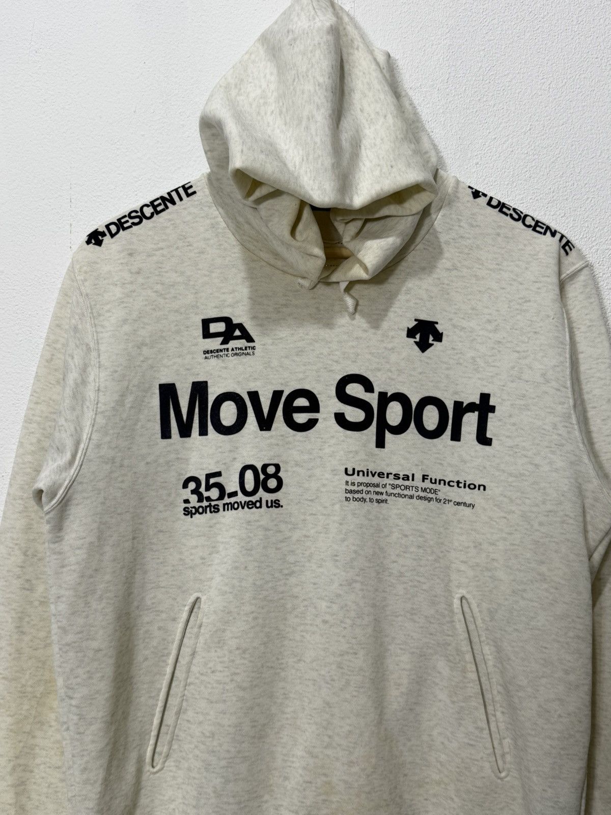Descente Vintage Descente move sport hoodie Size US M / EU 48-50 / 2 - 2 Thumbnail