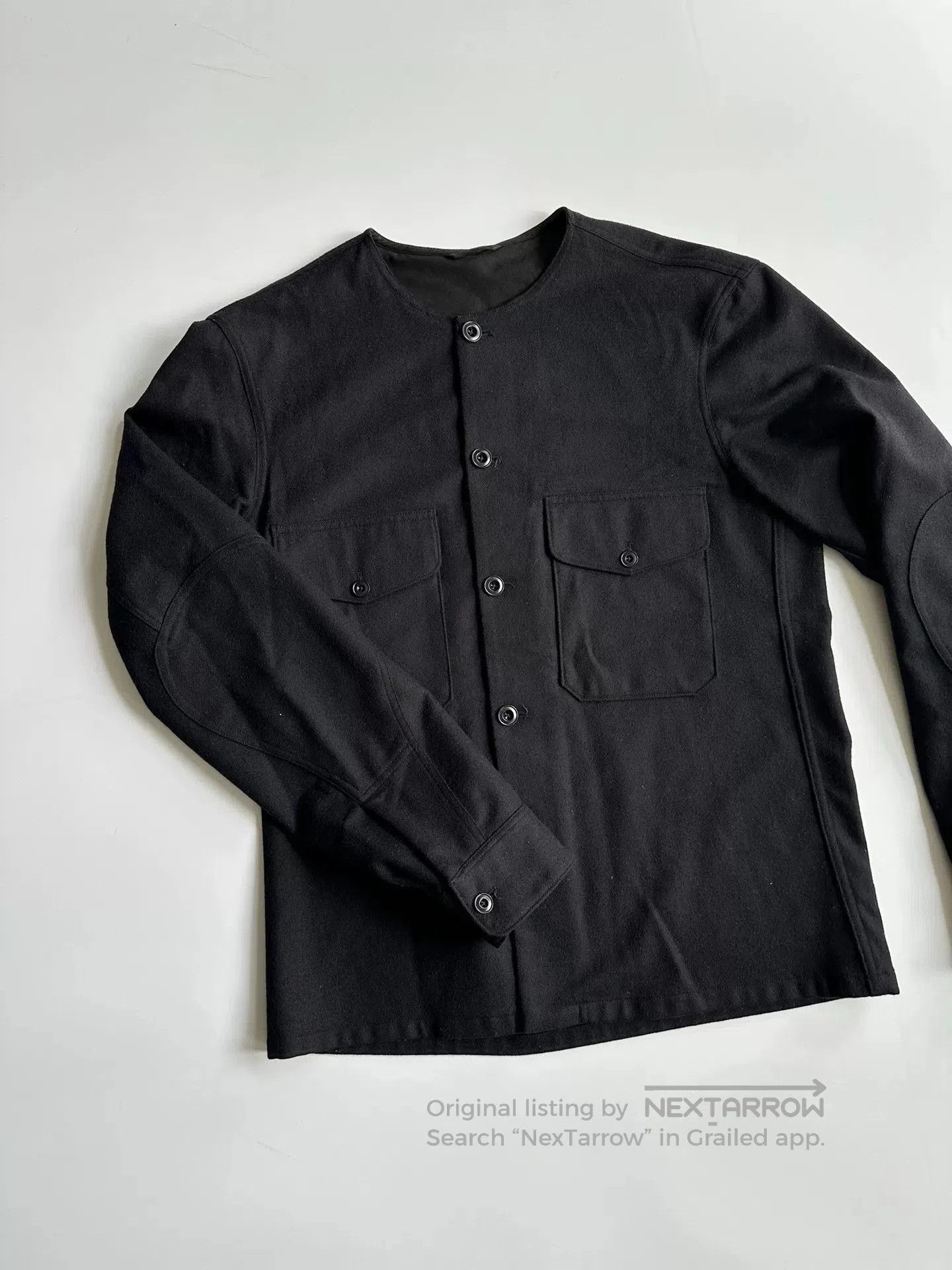 Christophe Lemaire LEMAIRE Collarless Shirt Jacket. Size US M / EU 48-50 / 2 - 2 Thumbnail