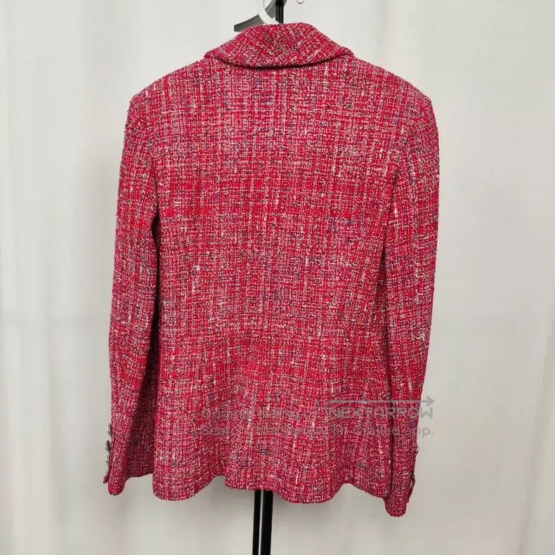 Chanel Chanel Blended tweed coat red colour block Size XS / US 0-2 / IT 36-38 - 2 Thumbnail