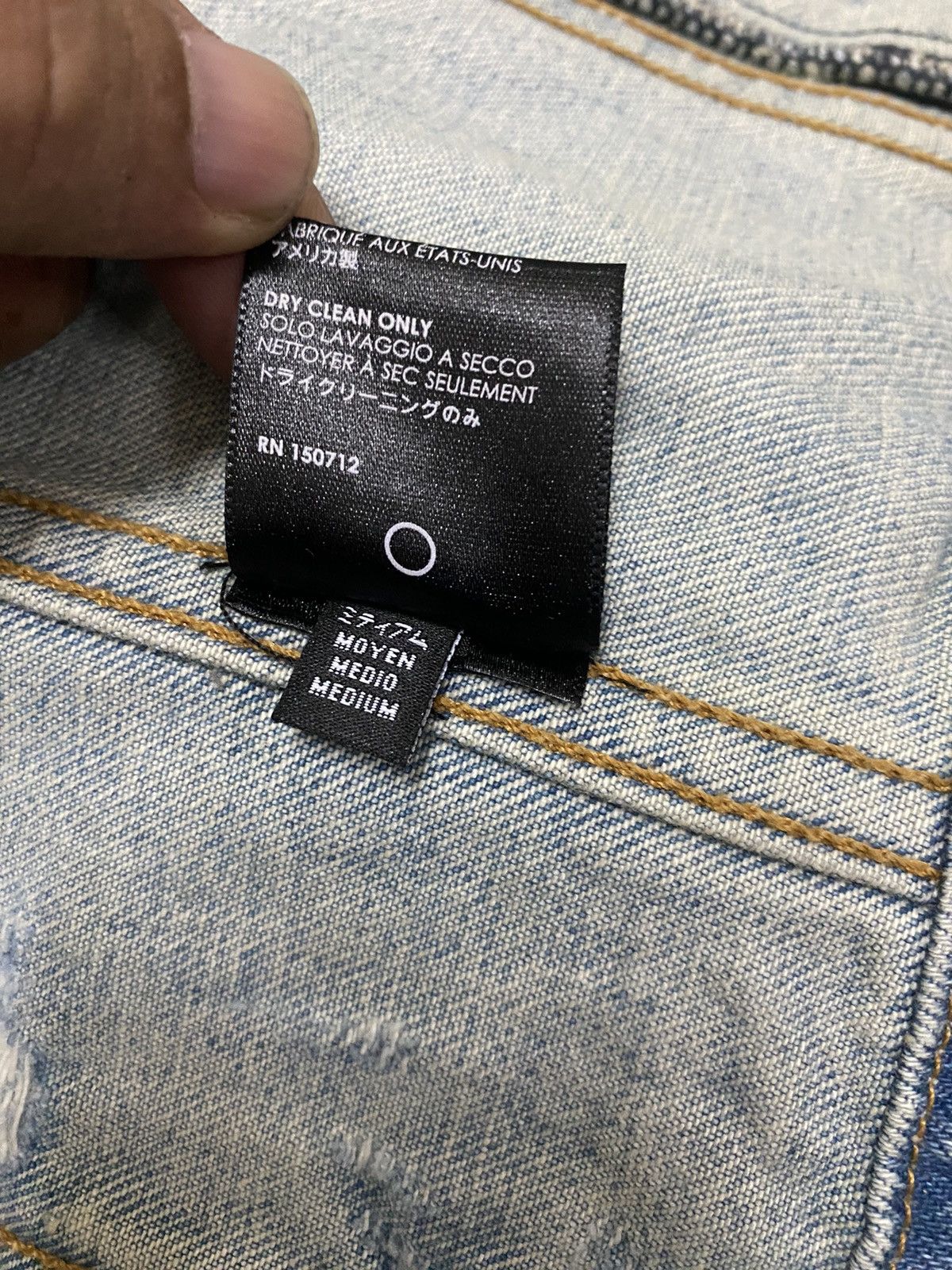 Amiri Amiri Destroy Trucker Denim Jacket Size US M / EU 48-50 / 2 - 20 Thumbnail