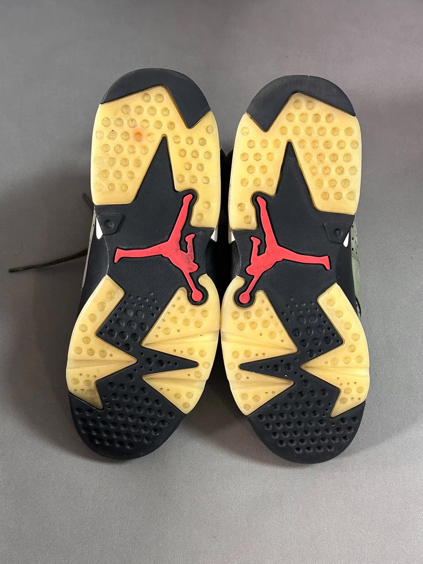 Nike TS x Air Jordan 6 Olive Ｑ20 Size US 8.5 / EU 41-42 - 4 Thumbnail
