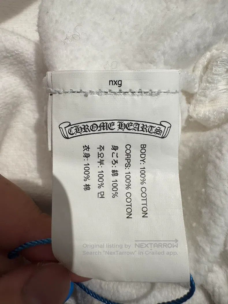 Chrome Hearts CHROME HEARTS White horse-hoof patterned kaftan sweater Size US XL / EU 56 / 4 - 6 Thumbnail