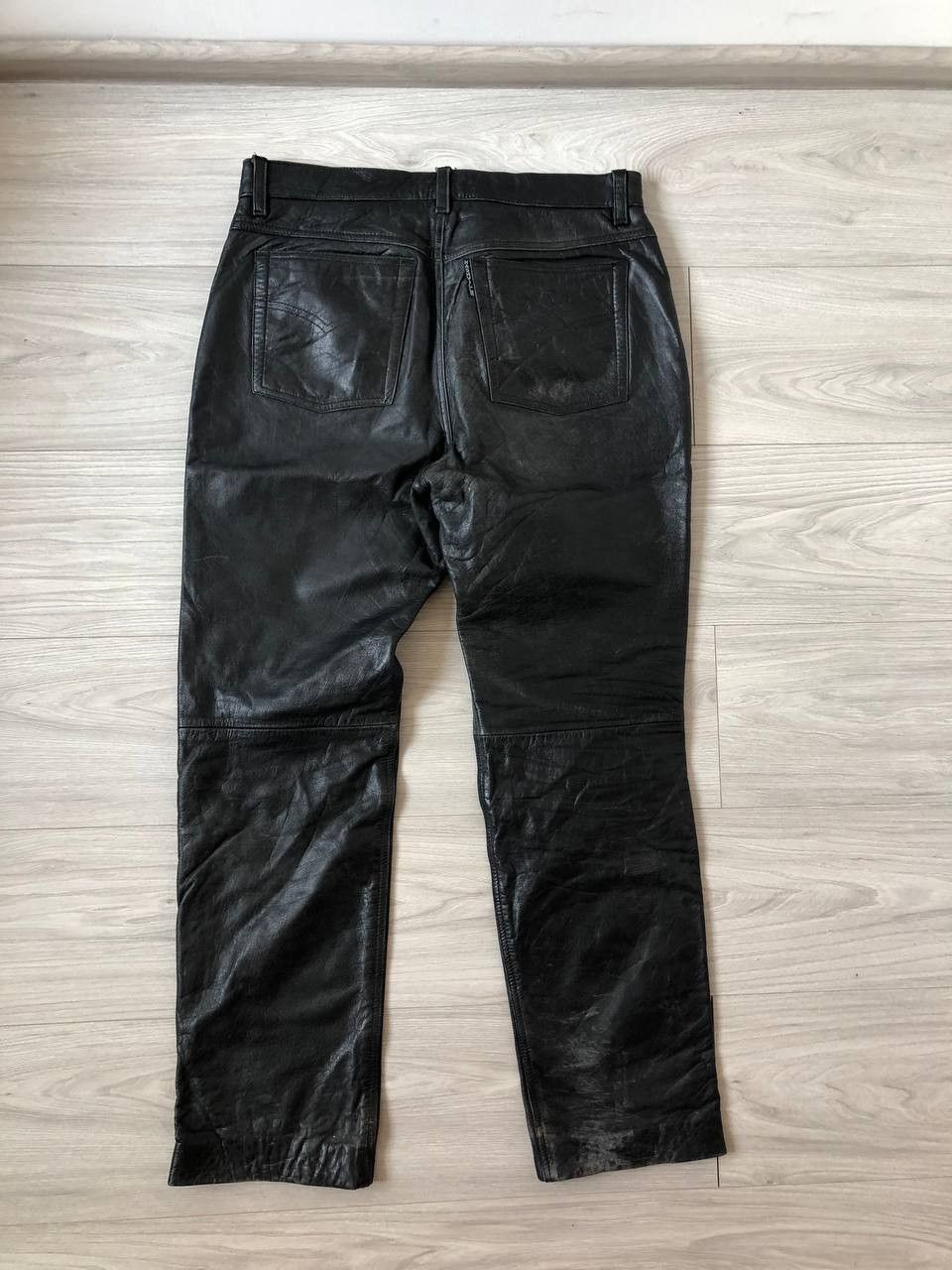 Leather Vintage racing leather pants Size US 35 - 2 Thumbnail