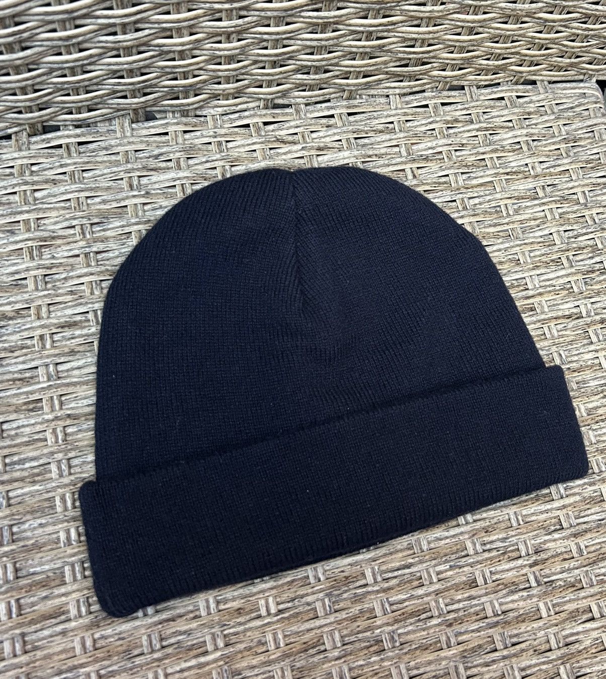 AMI AMI Paris Dark Navy Wool Beanie Hat OS Made In Portugal Size ONE SIZE - 2 Thumbnail