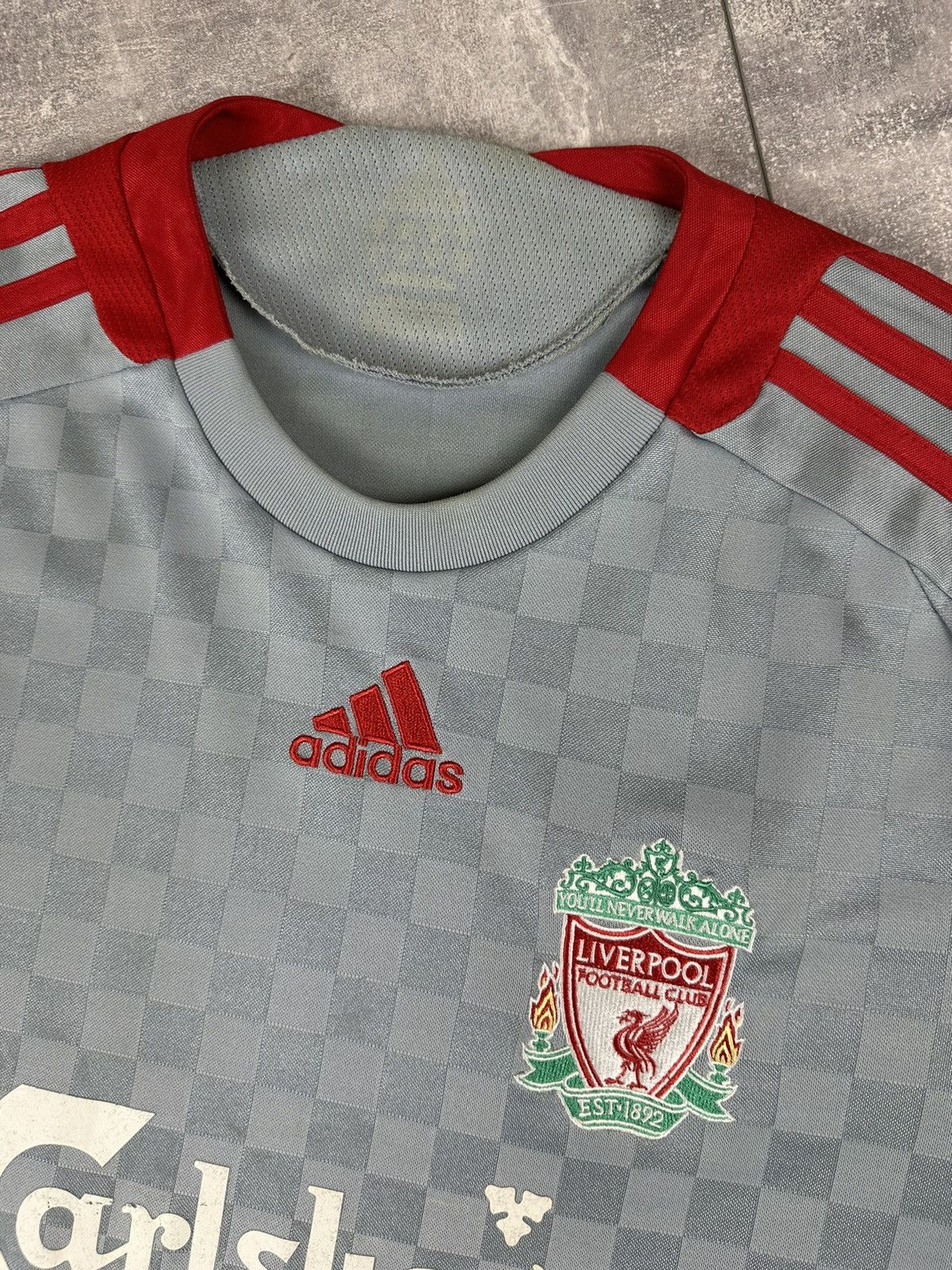 Adidas Adidas Liverpool Fc 2008/09 Away Soccer Football Jersey Size US M / EU 48-50 / 2 - 8 Thumbnail