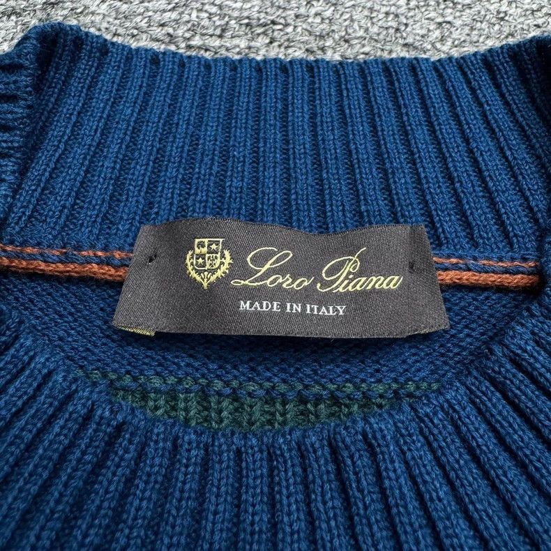 Loro Piana LORO PIANA Four-color patchwork sweater Size US M / EU 48-50 / 2 - 2 Thumbnail