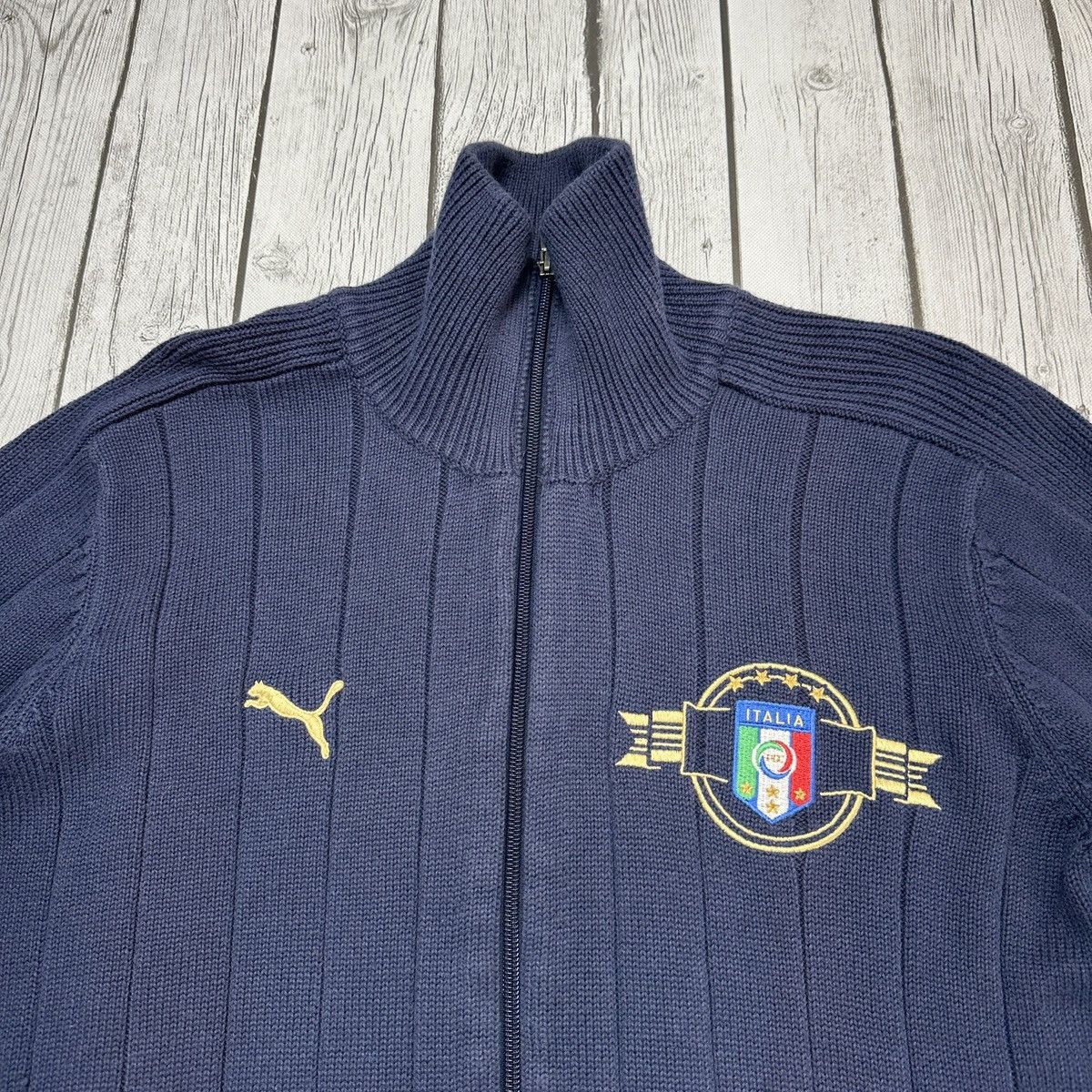 Puma Italy sweater Size US L / EU 52-54 / 3 - 3 Thumbnail