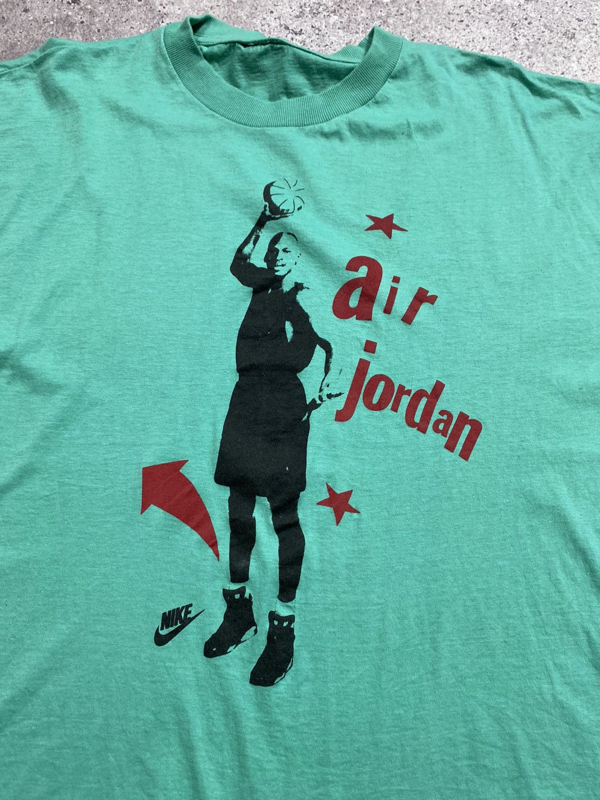 Vintage Vintage Nike Jordan Air bootleg Tshirt Size US M / EU 48-50 / 2 - 3 Thumbnail
