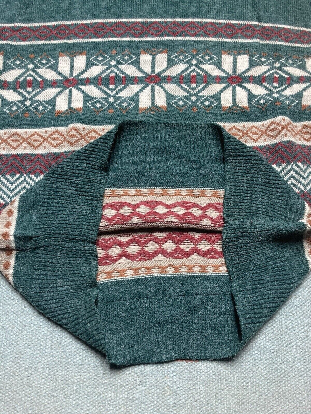 St. Johns Bay × Vintage acrylic knit sweater geometric abstract St. John’s bay large Size US L / EU 52-54 / 3 - 5 Thumbnail