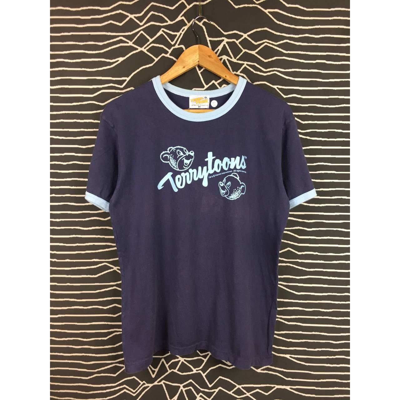 Cartoon Network × Vintage Vtg 90s Terry Toons The Cute Couple Of Cubs Ringer Tee Size US M / EU 48-50 / 2 - 1 Thumbnail