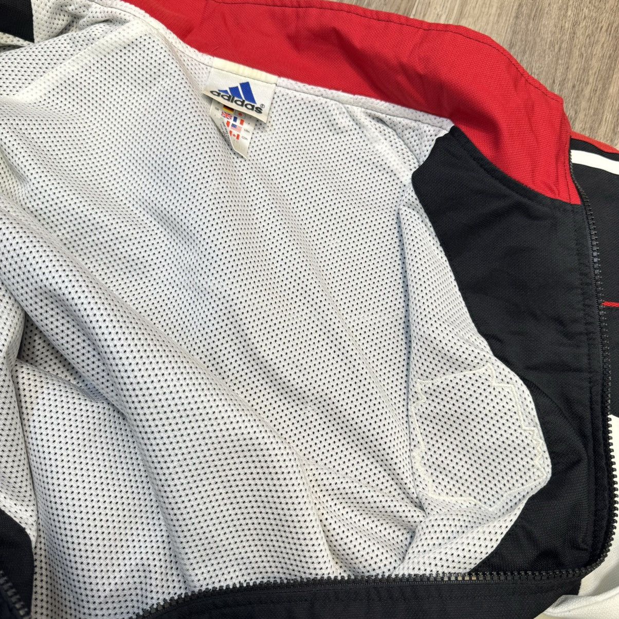 Adidas Consadole Sapporo 2000s player issued/worn training jacket Size US XL / EU 56 / 4 - 8 Thumbnail
