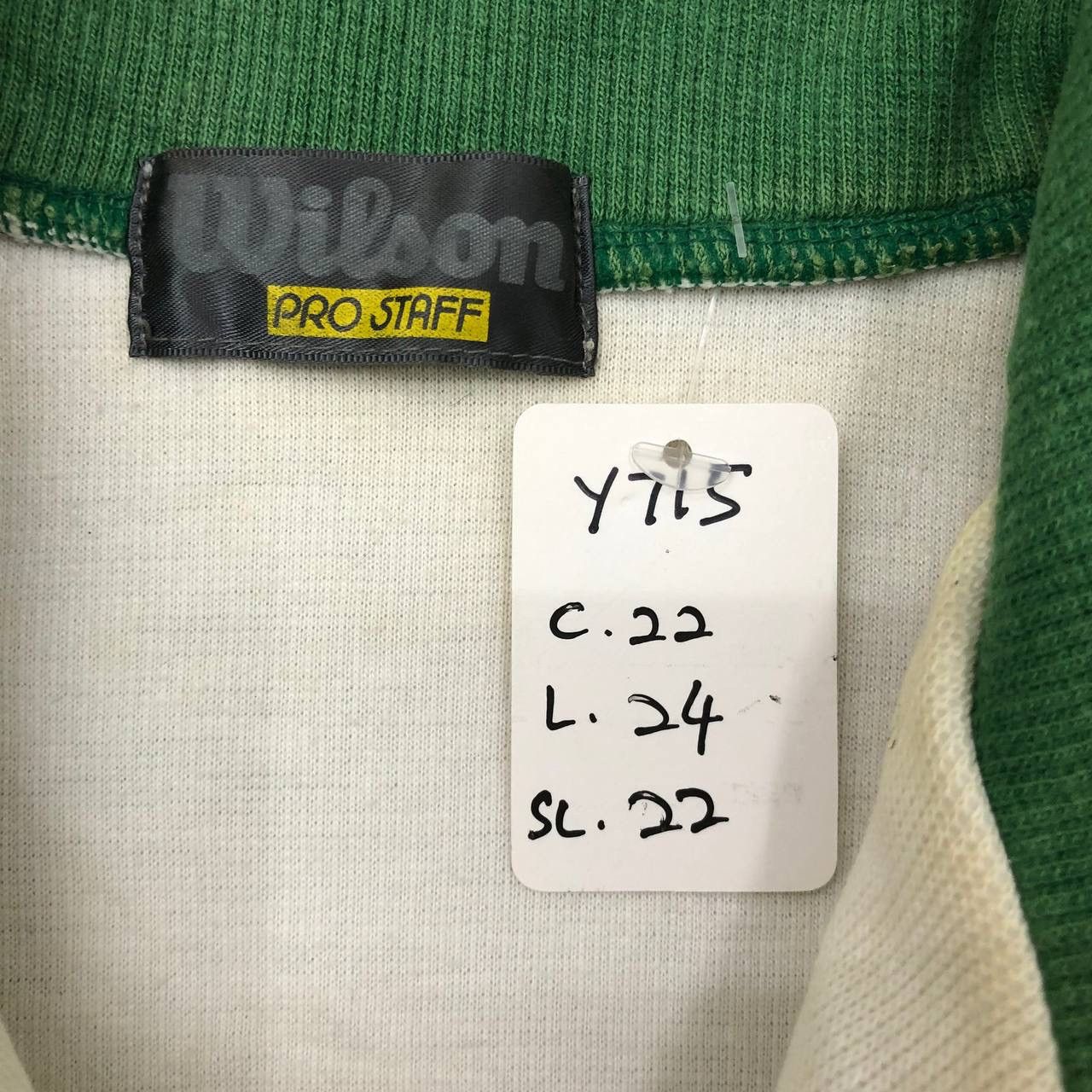 Wilson Y715. VTG WILSON PRO STAFF SWEATSHIRTS Size US M / EU 48-50 / 2 - 15 Thumbnail