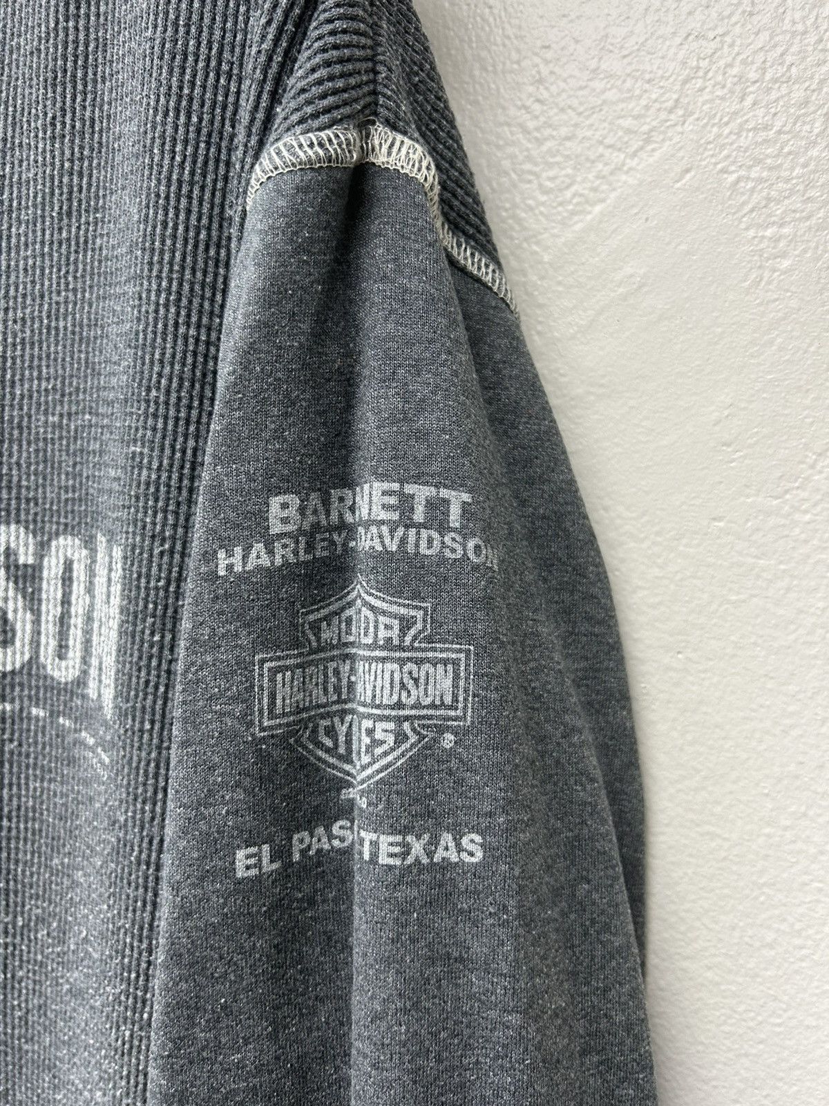 Harley Davidson Harley Davidson El Paso Texas Grey Thermal Longsleeve Size US L / EU 52-54 / 3 - 4 Thumbnail