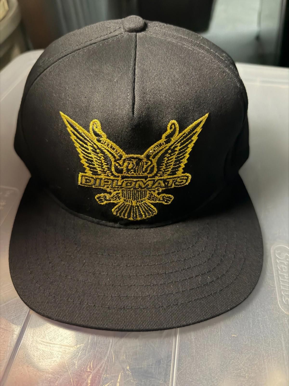 Other Waters And Army Diplomats Hat Cap Snap Back Black Gold Size ONE SIZE - 1 Thumbnail