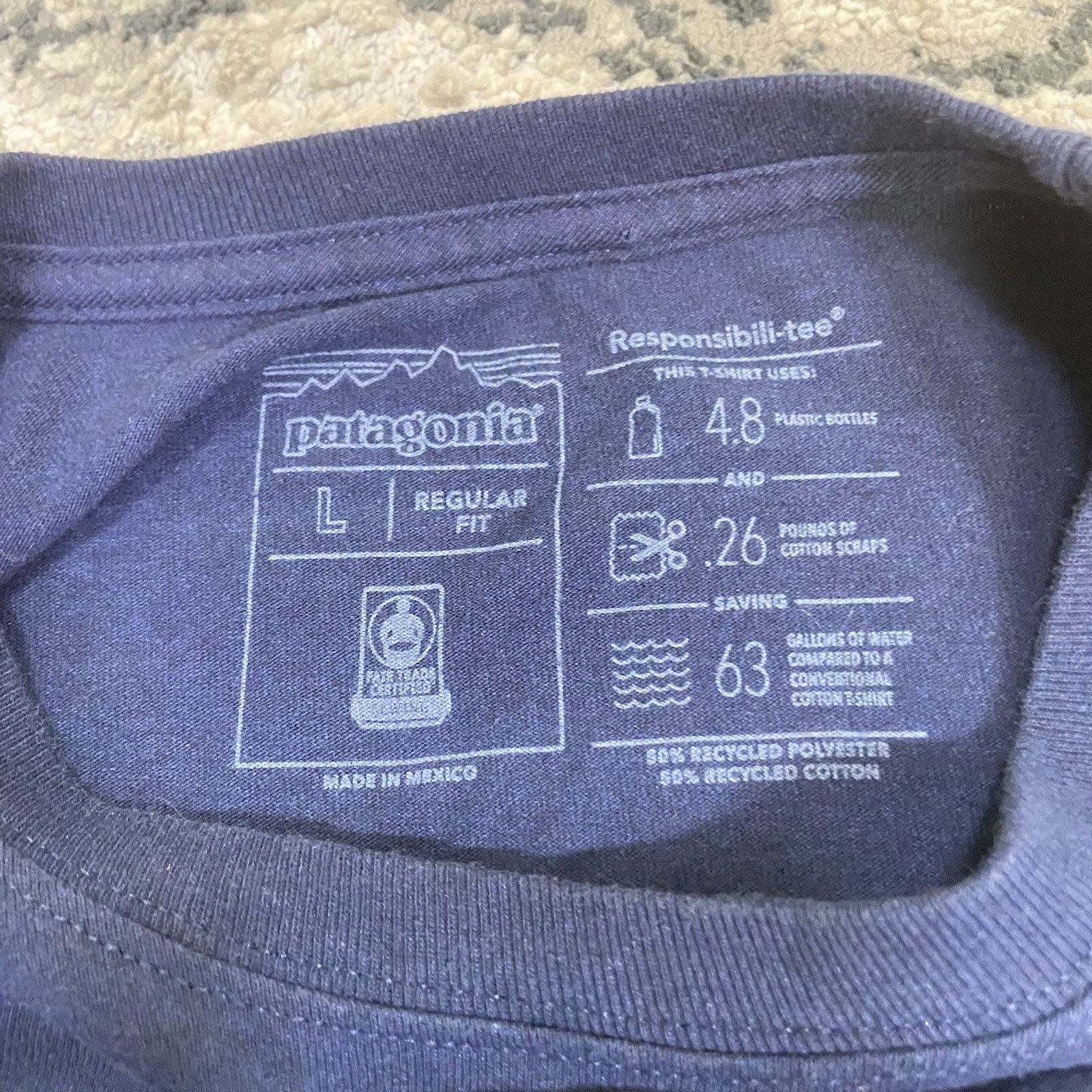 Patagonia Patagonia Worn Wear Responsibili-tee Long Sleeve T Shirt L Size US L / EU 52-54 / 3 - 3 Thumbnail