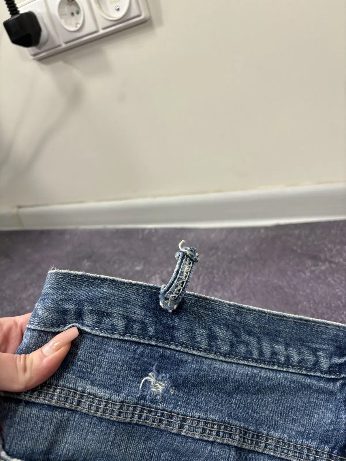 Dickies × Vintage Vintage Dickies Y2K Blue Denim Hype Baggy Jeans Size US 36 / EU 52 - 6 Thumbnail