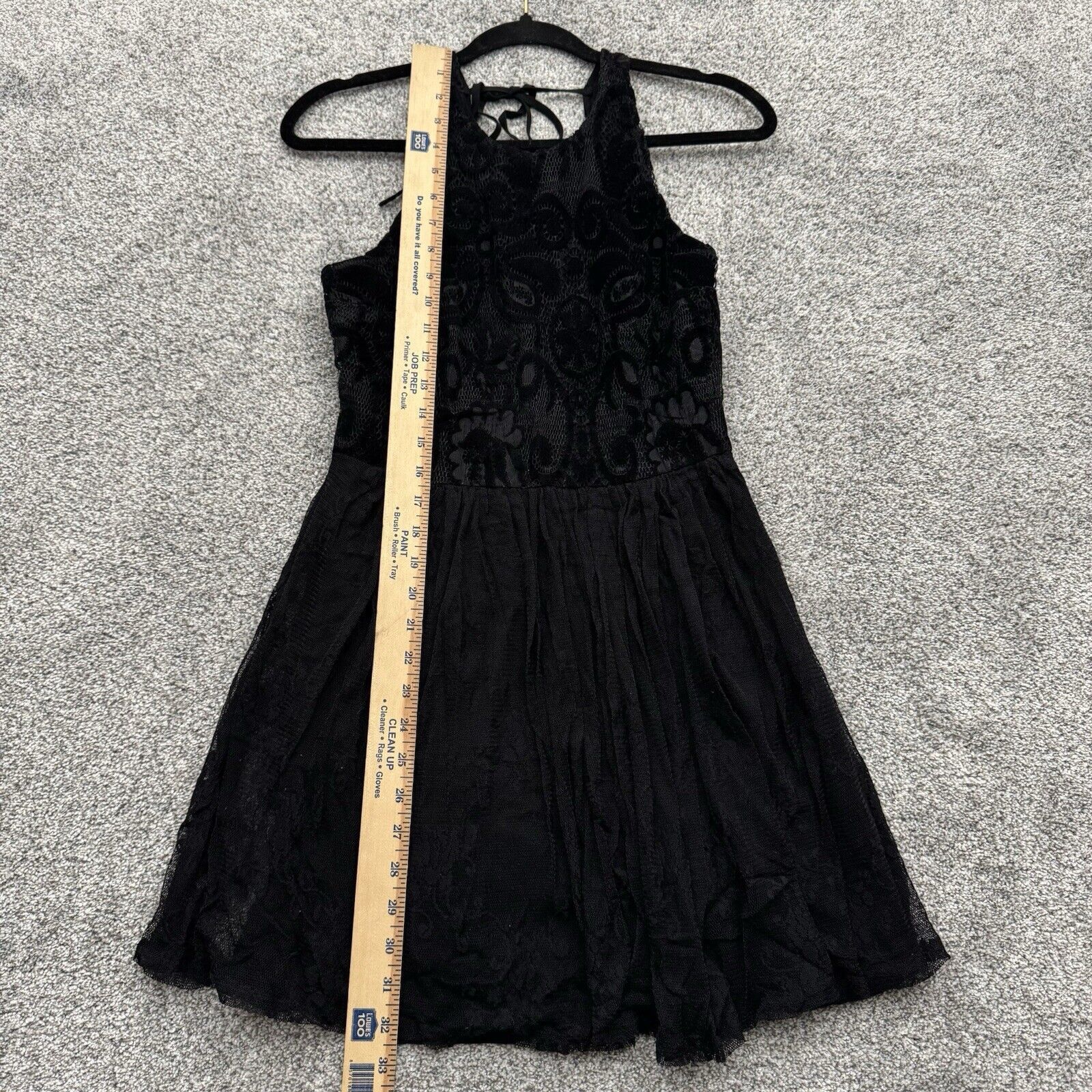 Hollister Hollister Dress M Velvet Lace Dark Fairy Grunge Romantic Size M / US 6-8 / IT 42-44 - 2 Thumbnail