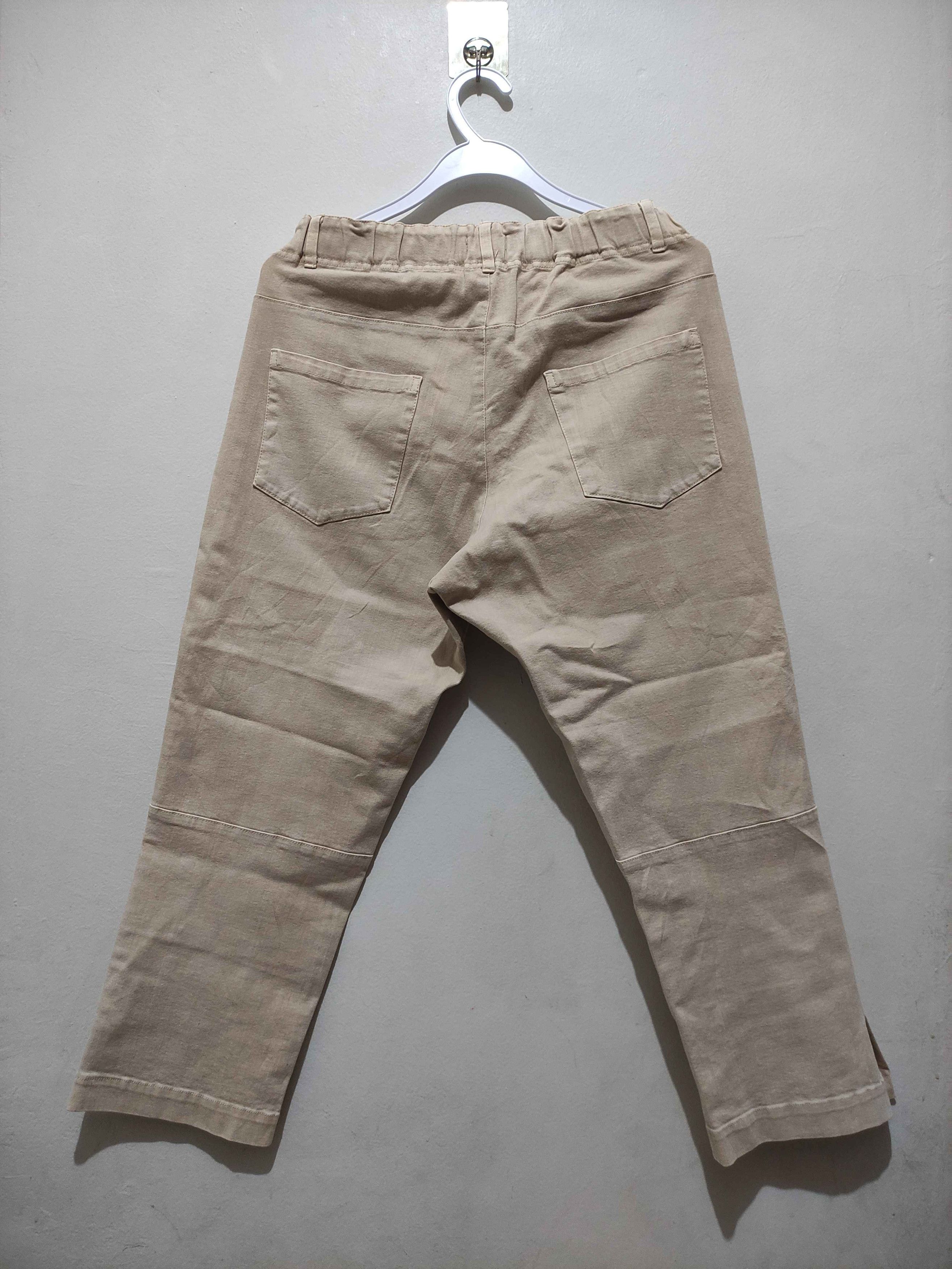 Issey Miyake Plantation Issey Miyake Green Wide Legged Pants Size 31" - 2 Thumbnail