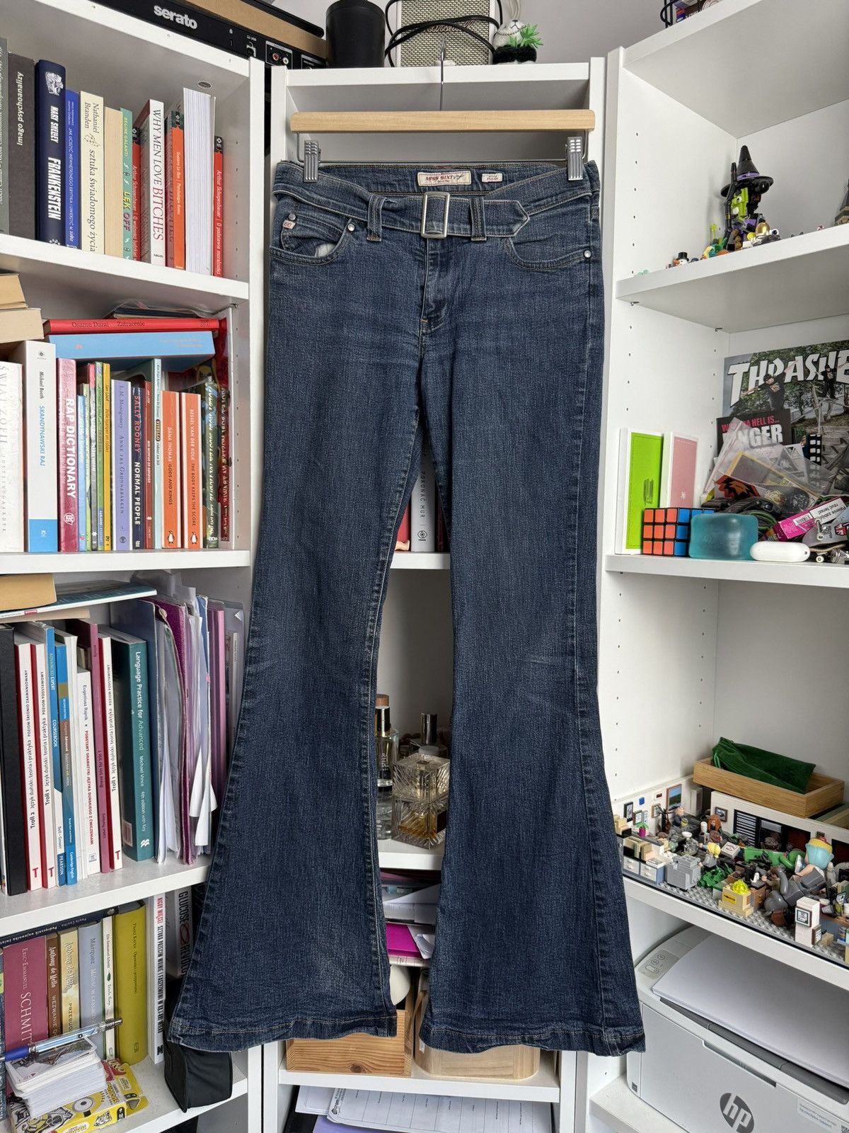 Miss Sixty × Vintage Vintage y2k Miss Sixty Bell bottom wide leg denim pants 29 Size 29" - 2 Thumbnail