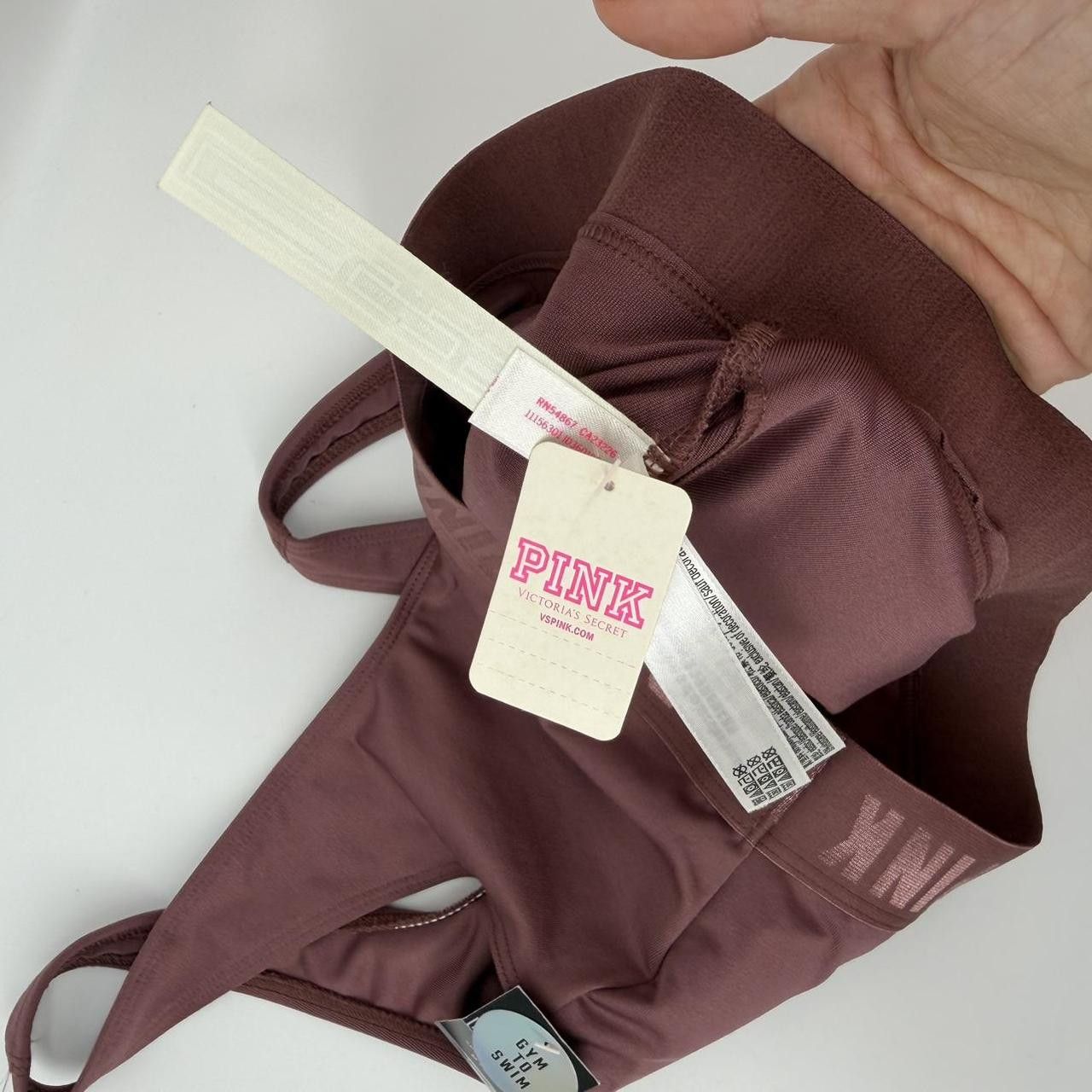 Victoria's Secret NWT Victoria's Secret PINK brown sports padded bra Size S Size S / US 4 / IT 40 - 3 Thumbnail
