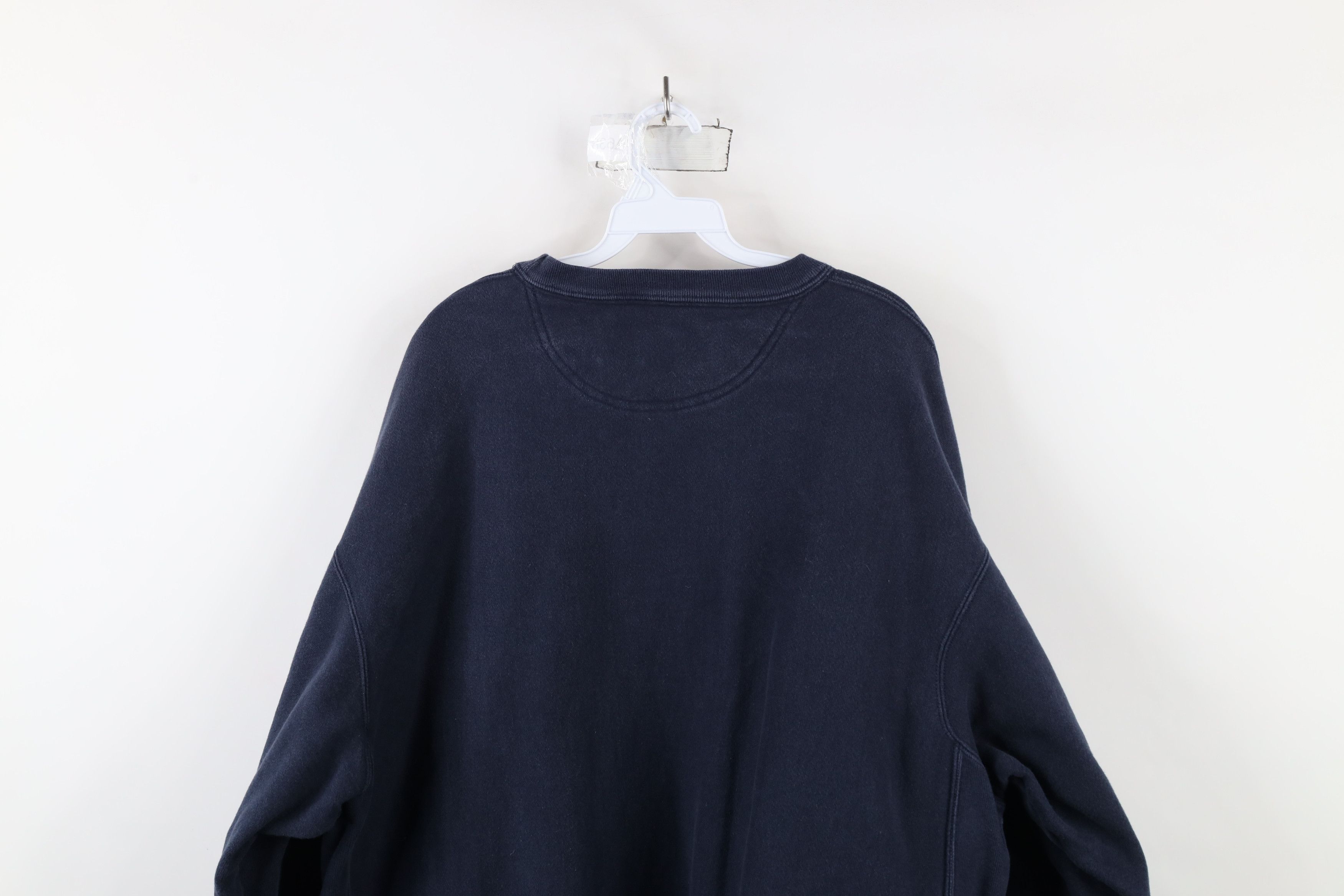 Vintage Vintage 90s Reverse Dame University Sweatshirt Blue Irish Size US XXL / EU 58 / 5 - 12 Thumbnail