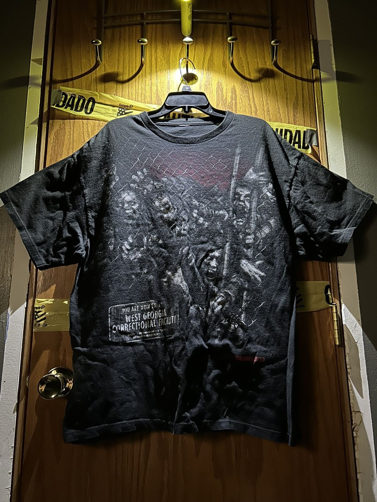 image of Archival Clothing The Walking Dead Merch in Black, Men's (Size XL)