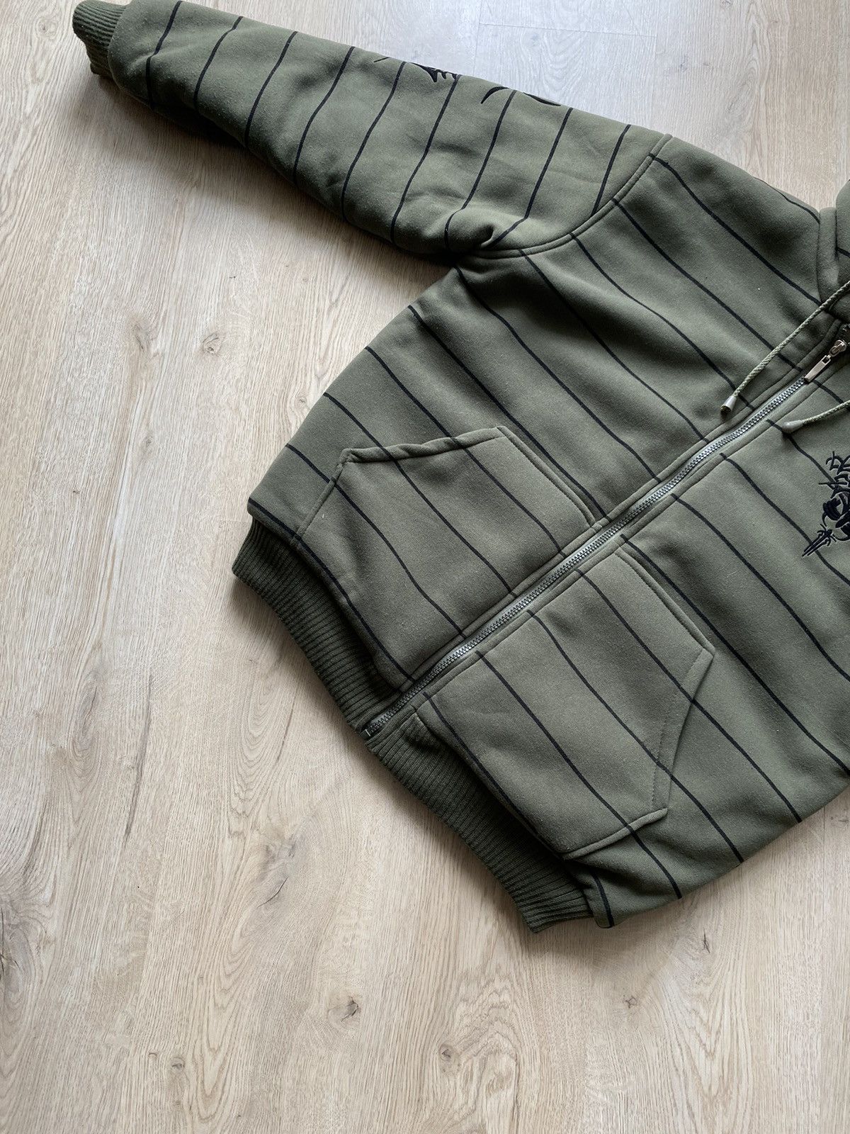 Hysteric Glamour × If Six Was Nine × Le Grande Bleu (L.G.B.) Vintage Tribal Zip Hoodie Mohair Japanese Cropped Boxy Hype Size US L / EU 52-54 / 3 - 8 Thumbnail
