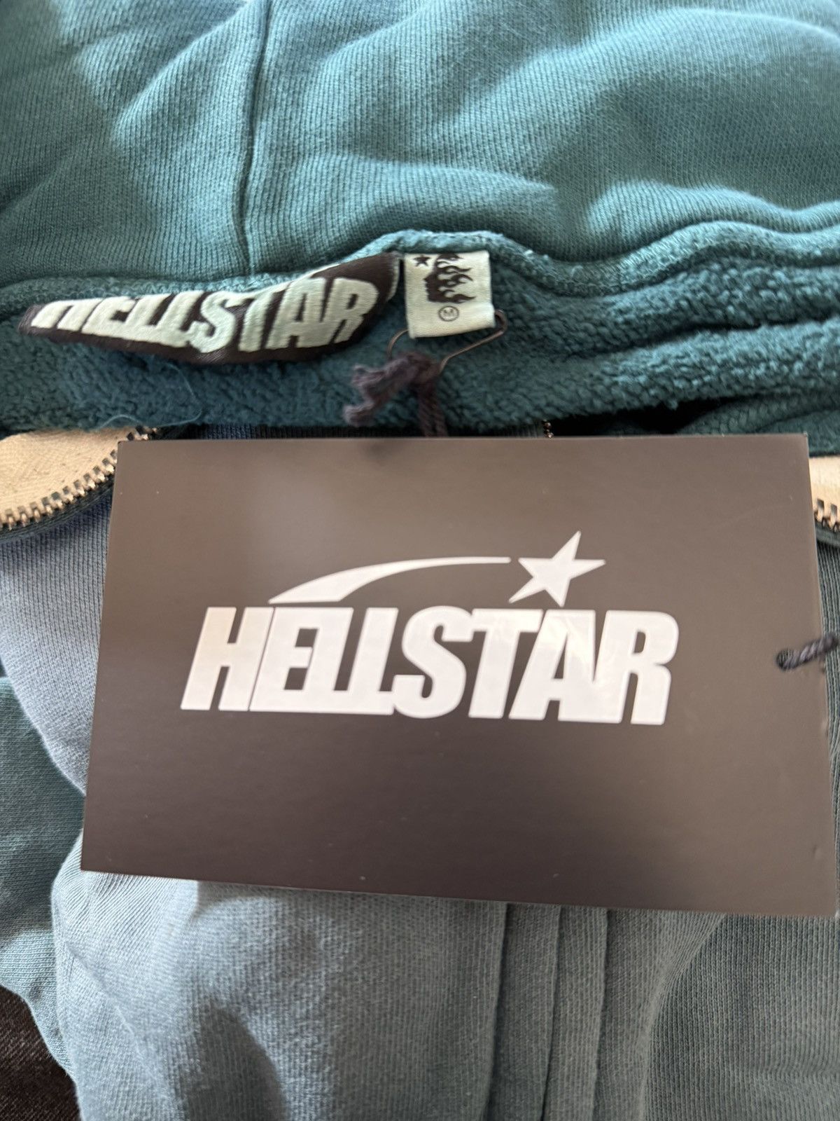 HELLSTAR Hellstar Mirror Face Zip Up Hoodie (Medium) Size US M / EU 48-50 / 2 - 3 Thumbnail