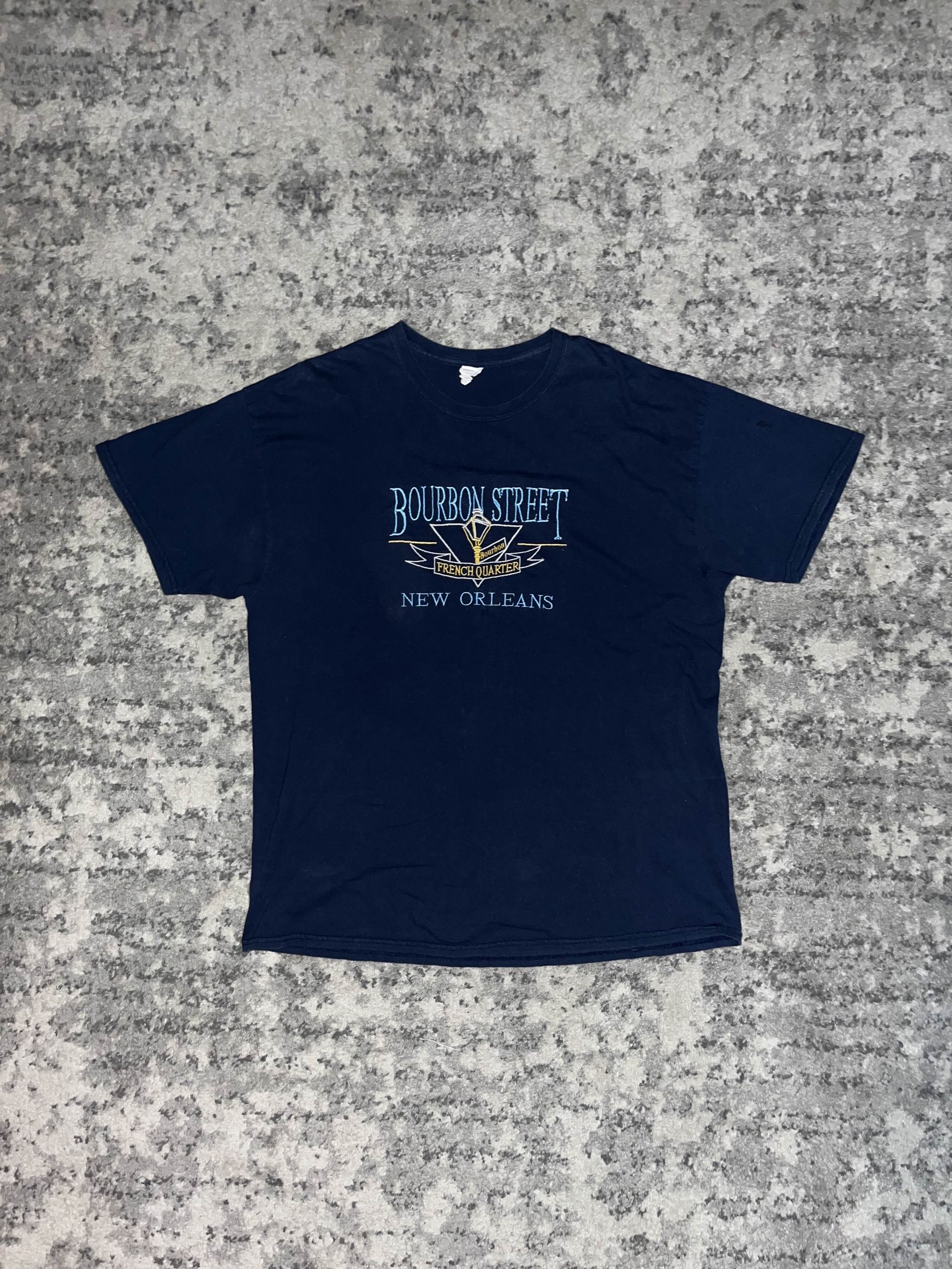 Vintage Bourbon Street New Orleans French Quarter Embroidered Shirt Size US XL / EU 56 / 4 - 1 Thumbnail