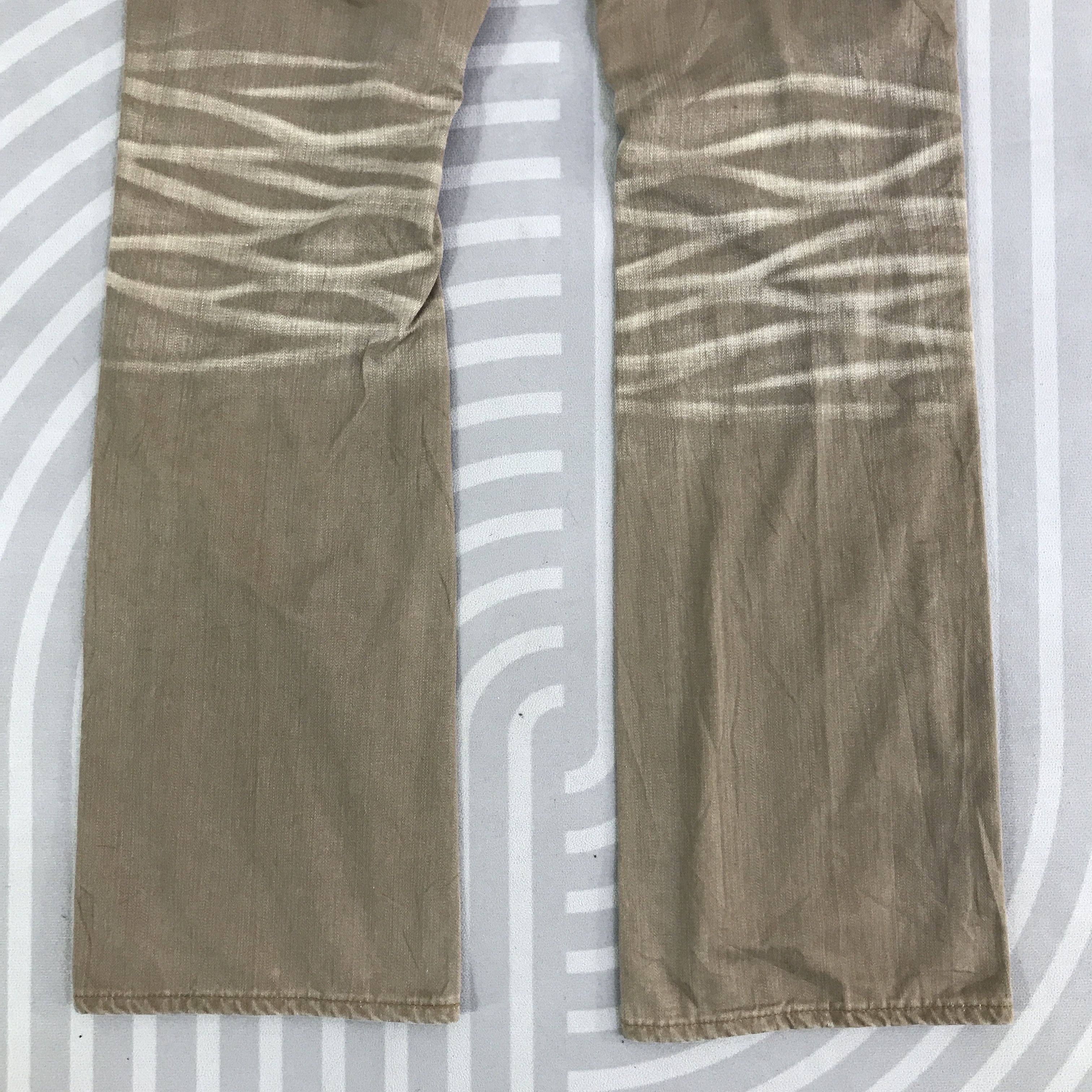 Japanese Brand Vintage Flare Blue Way khaki Jeans Bootcut denim K118B15 Size US 32 / EU 48 - 6 Thumbnail