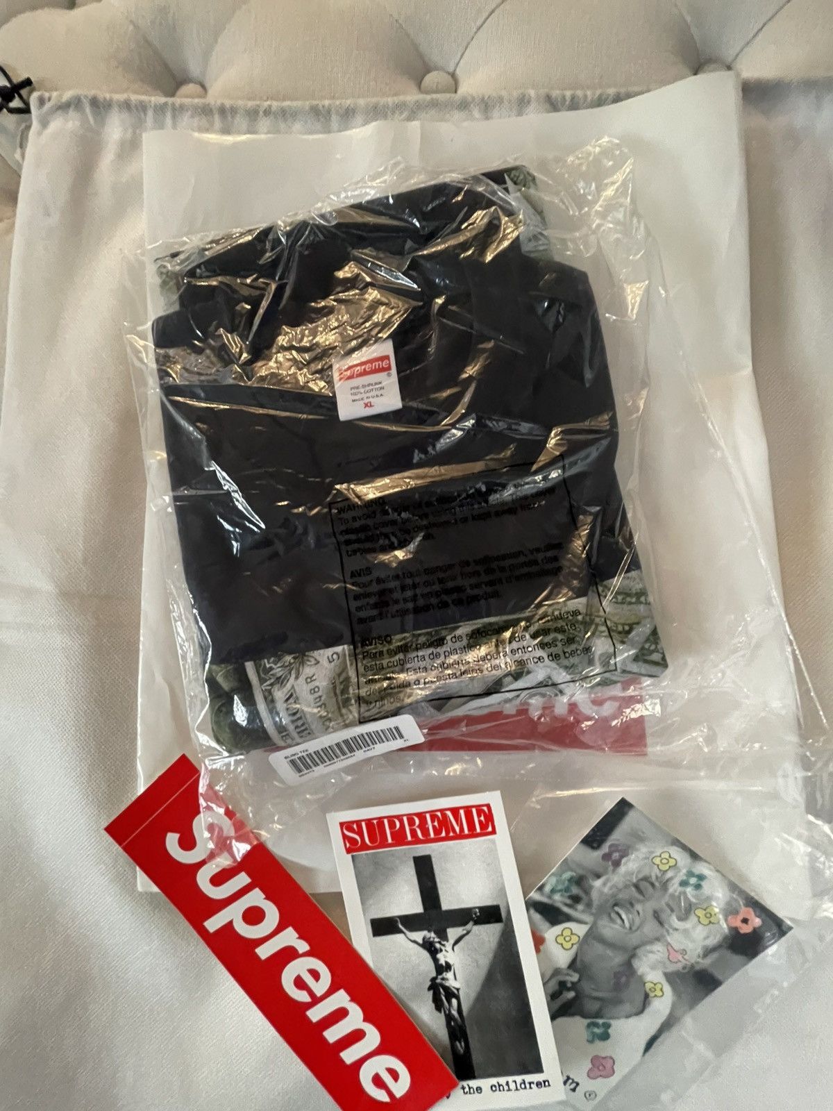 Supreme SUPREME BLING TEE XL-NAVY Size US XL / EU 56 / 4 - 8 Thumbnail